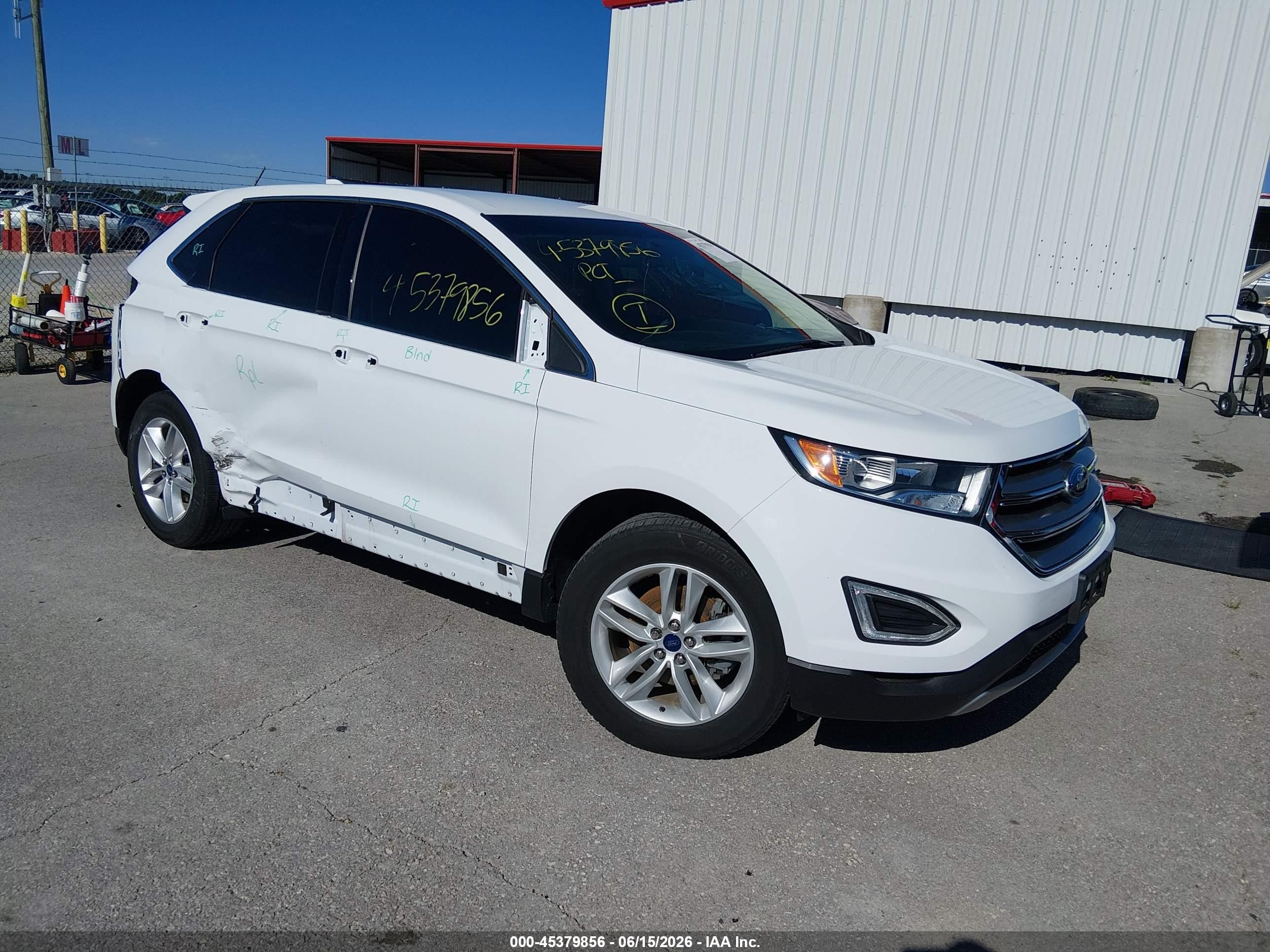 2017 Ford Edge SEL, VIN 2FMPK3J99HBB20831 — Side