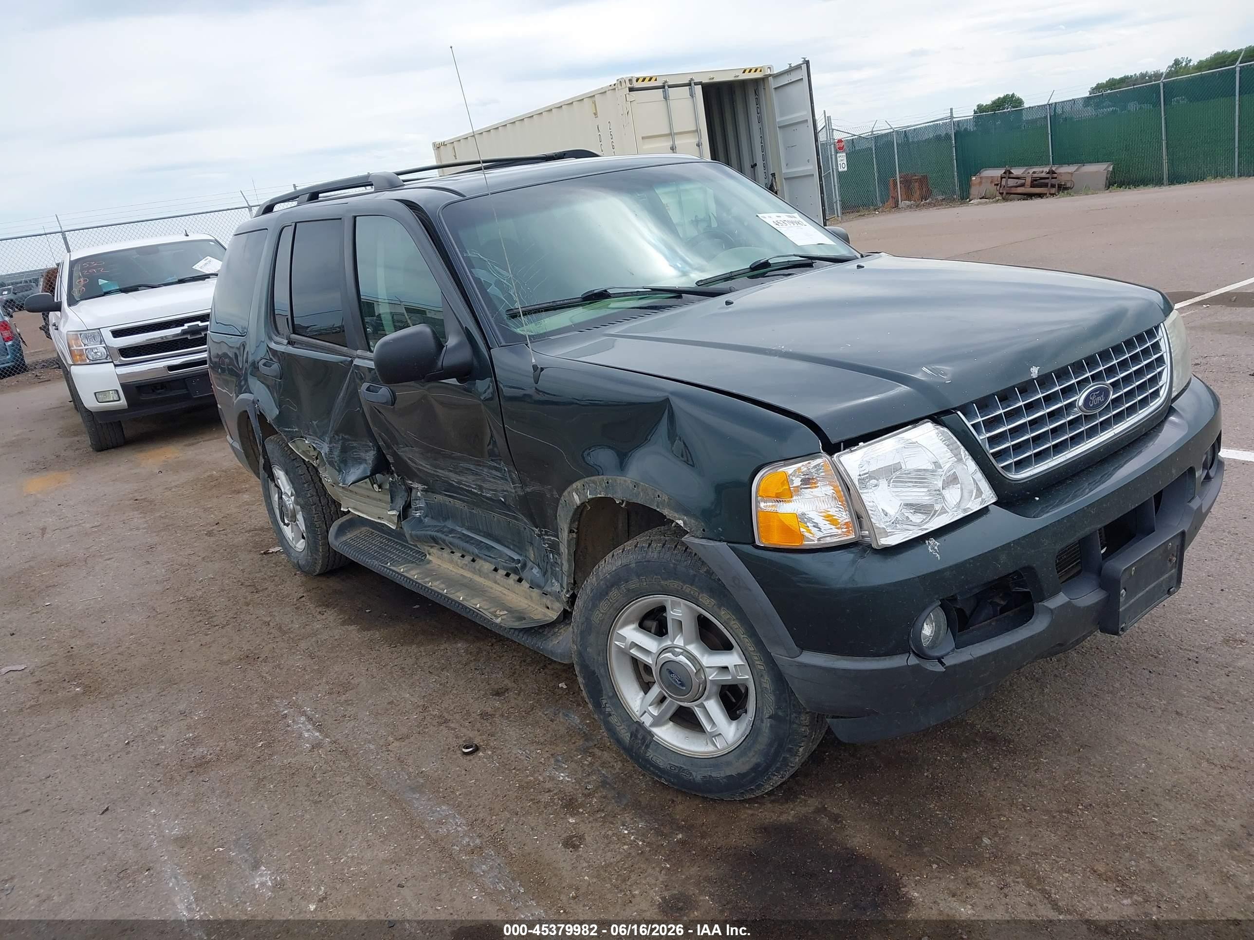 2003 Ford Explorer XLT, VIN 1FMZU73K83ZA35267 — Side
