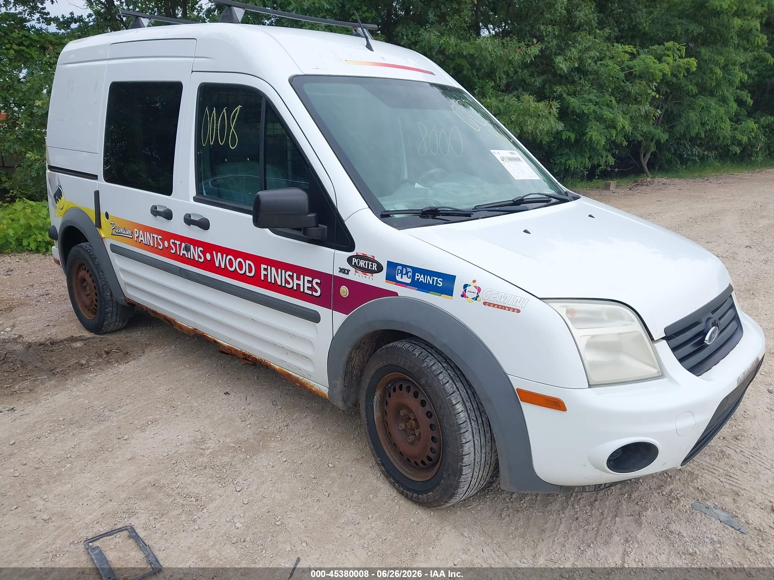 2011 Ford Transit Connect XLT, VIN NM0LS6BN2BT073677 — Normal wear