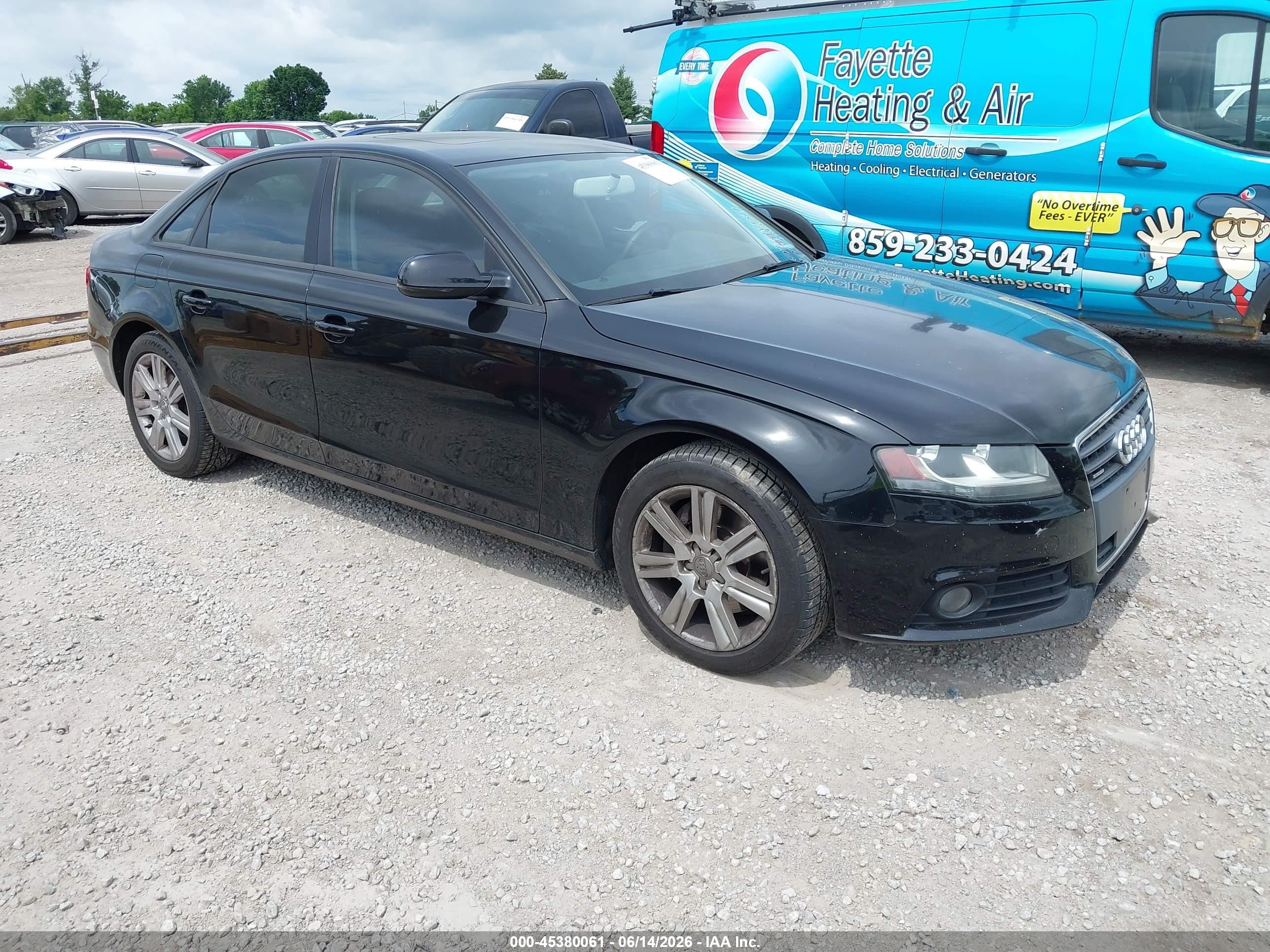 2010 Audi A4 Premium, VIN WAUBFAFL9AN029643 — Rear end