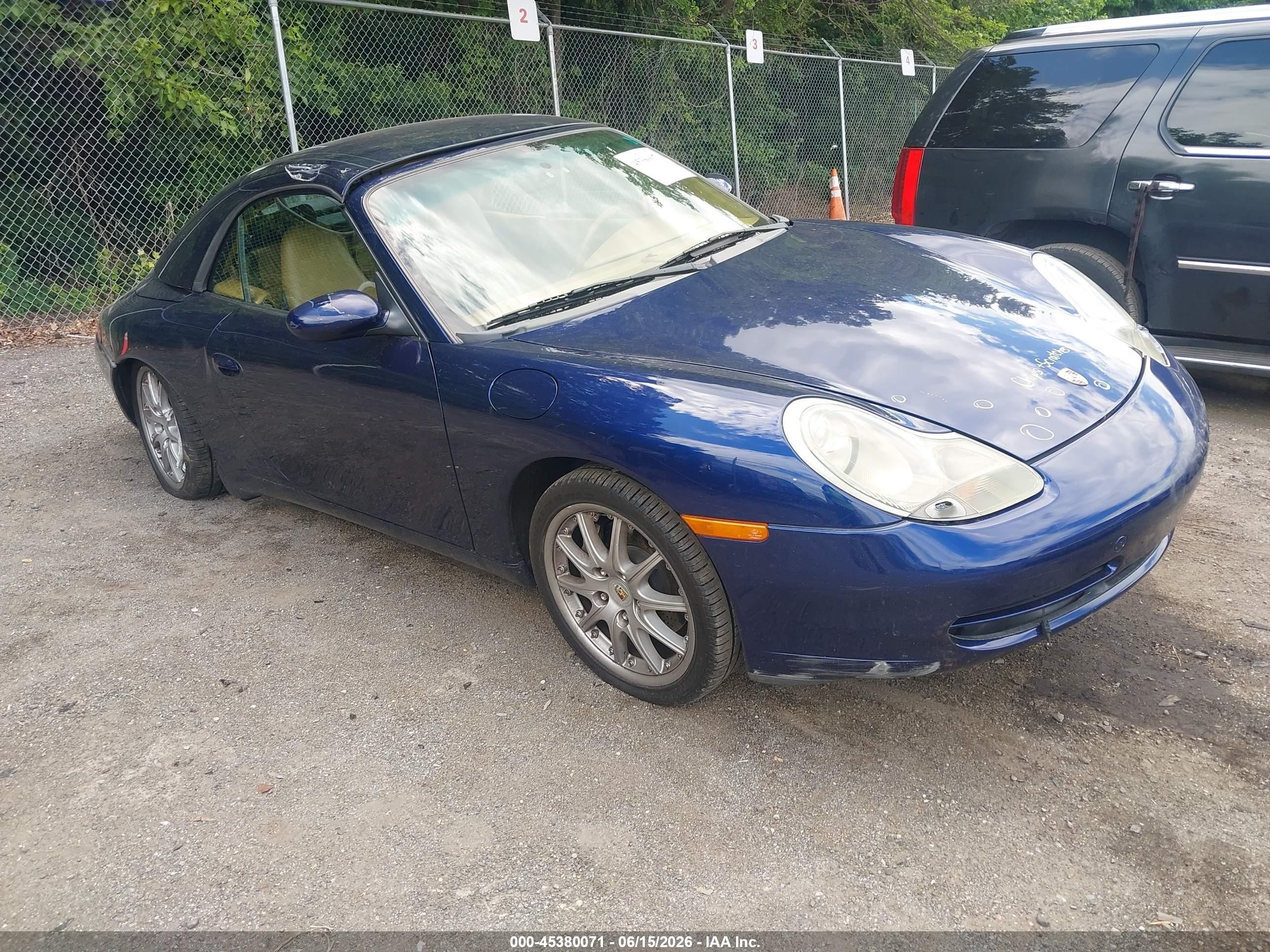 2001 Porsche 911, VIN WP0CA29971S652725 — Бок