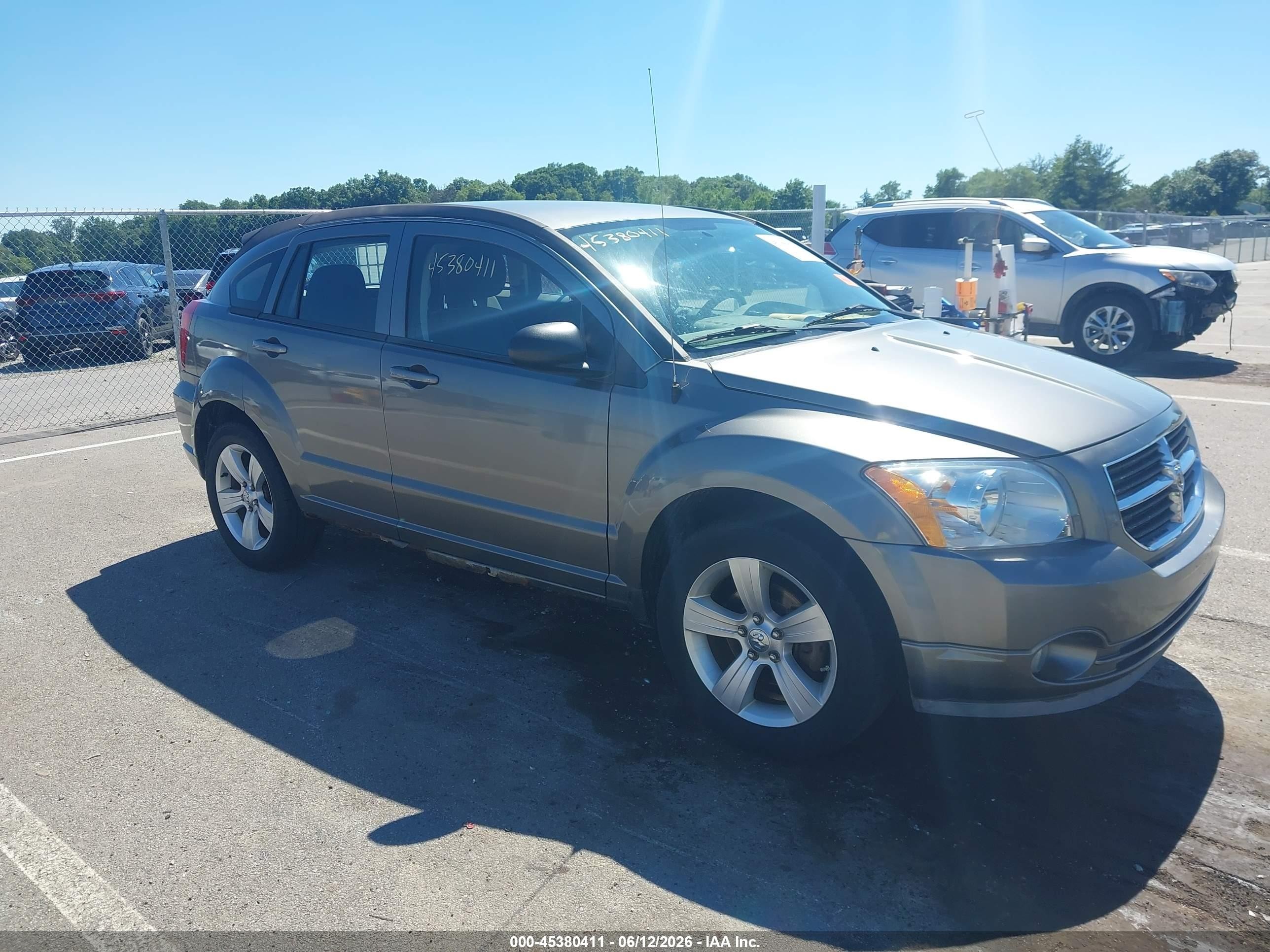 2012 Dodge Caliber SXT, VIN 1C3CDWDA2CD508138 — Зад