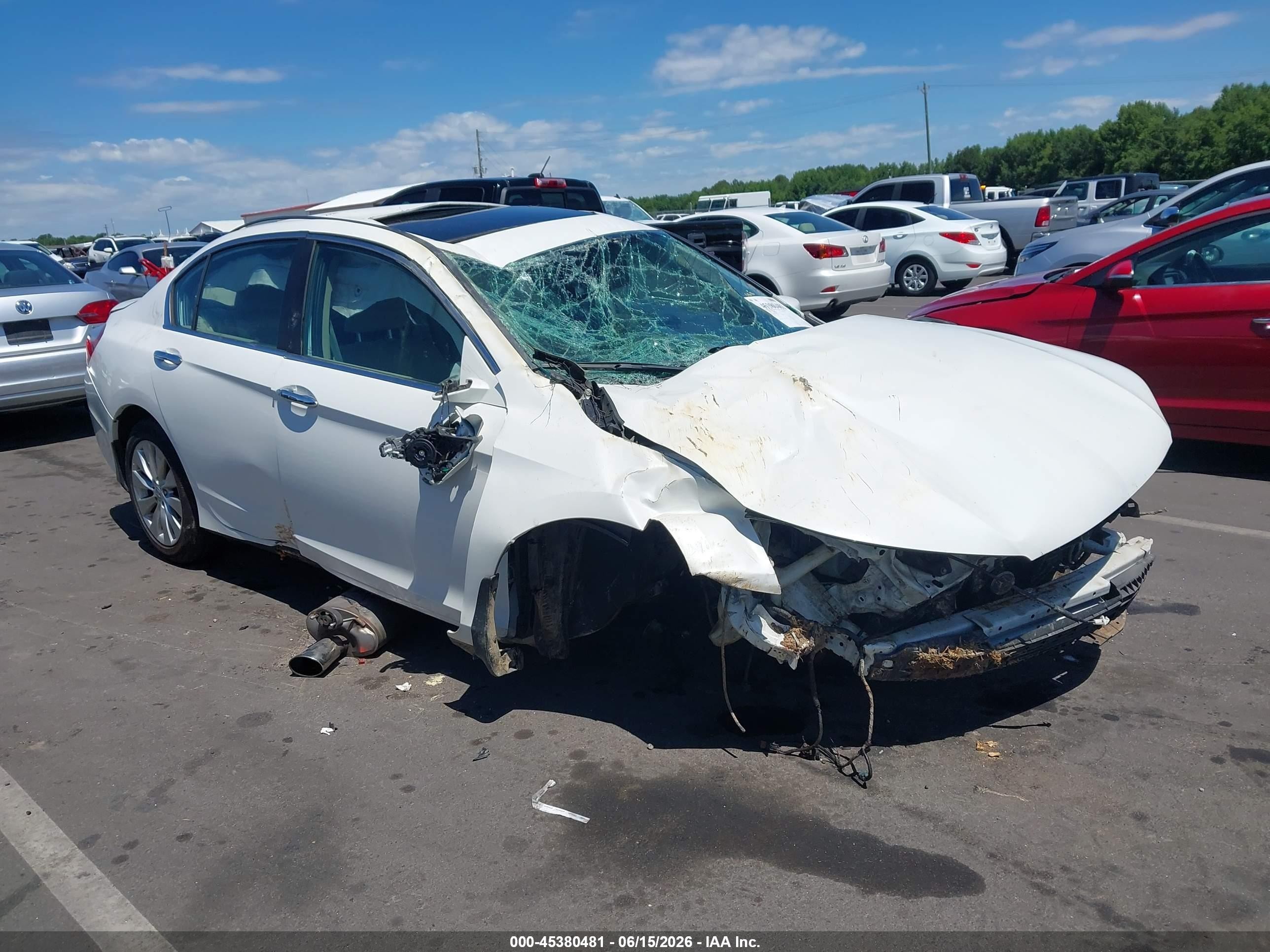 2014 Honda Accord EX-L, VIN 1HGCR2F88EA224244 — Rollover