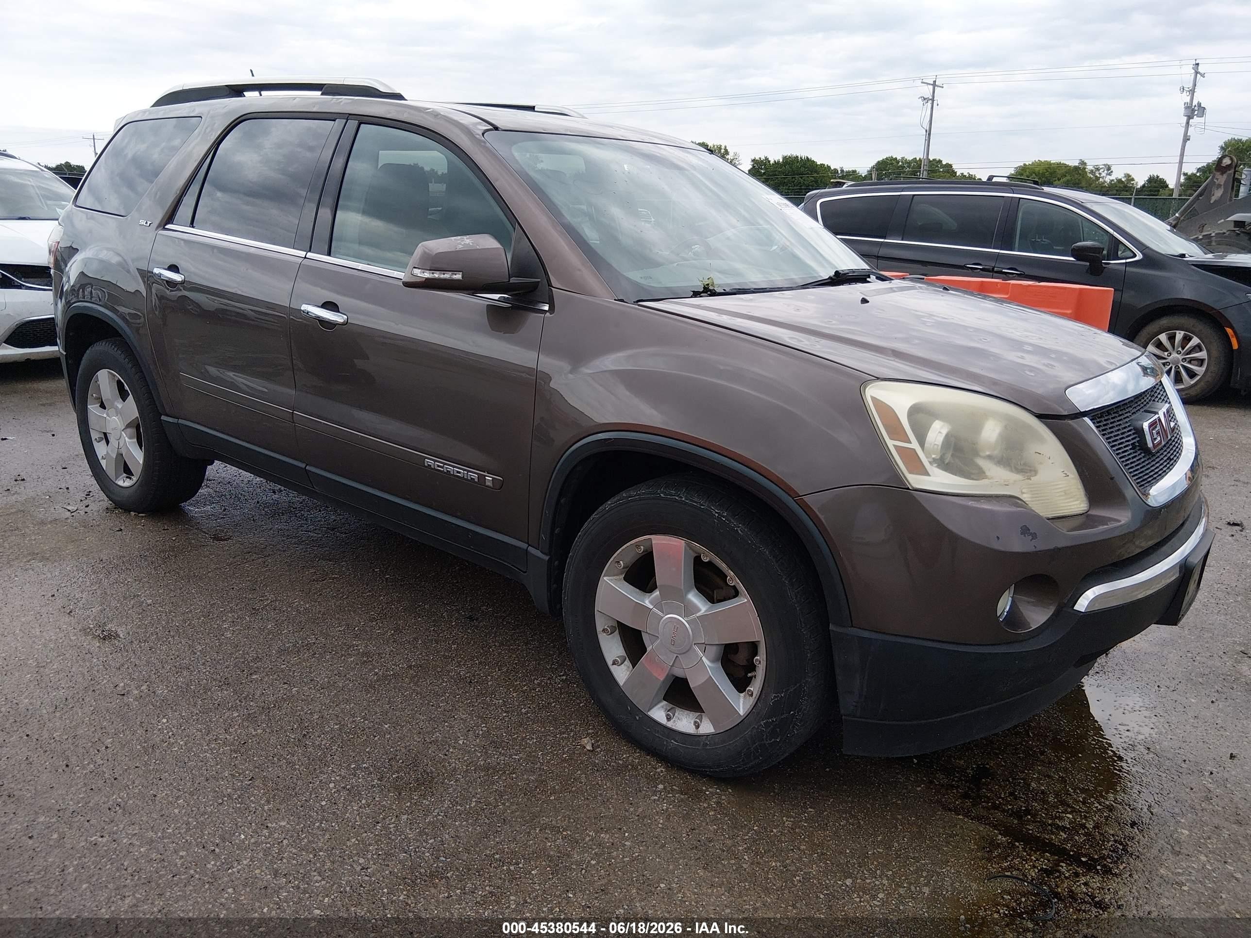 2008 GMC Acadia SLT2, VIN 1GKER33768J304398 — Hail