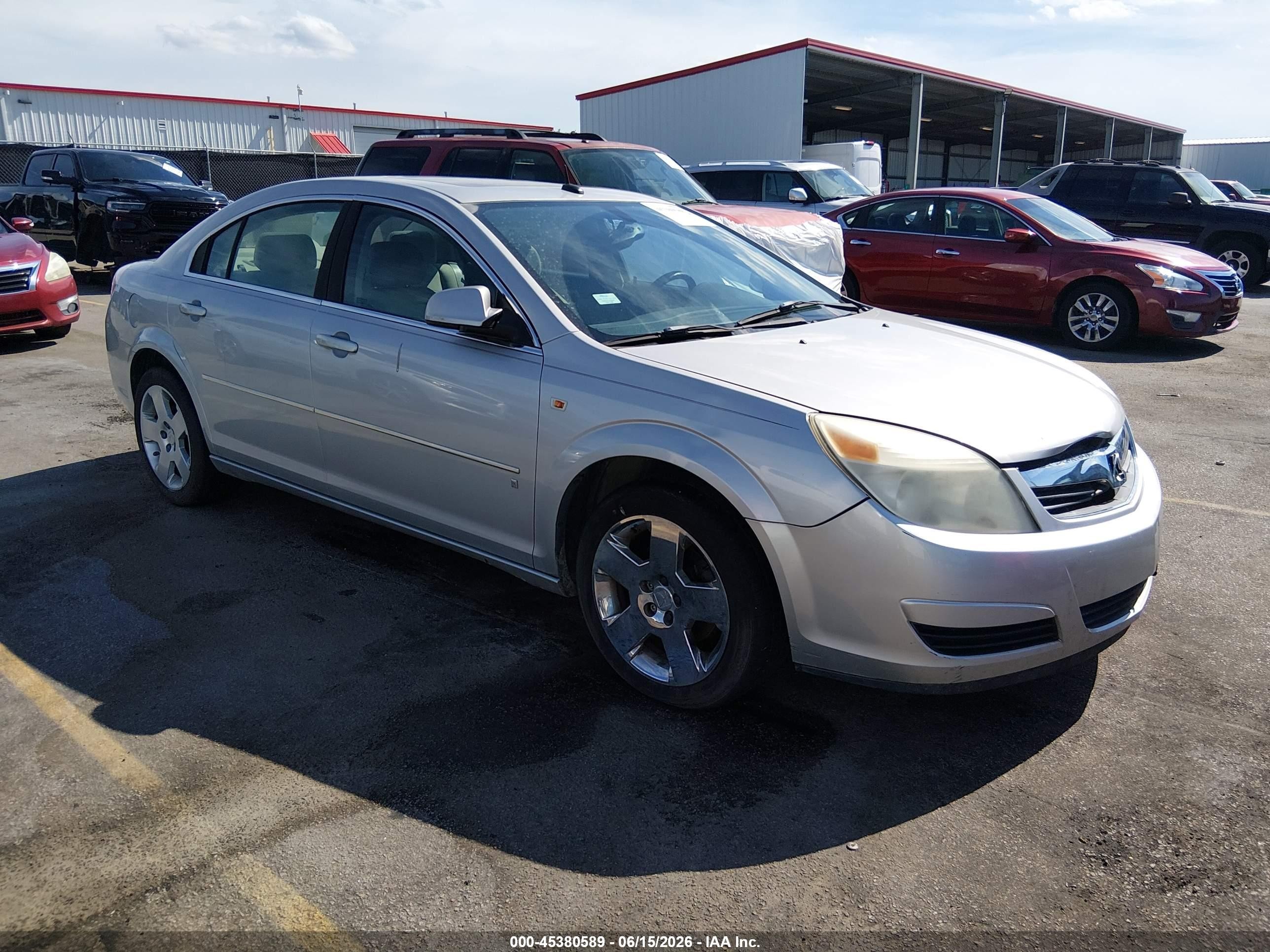 2007 Saturn Aura XE, VIN 1G8ZS57N37F157555 — Перед