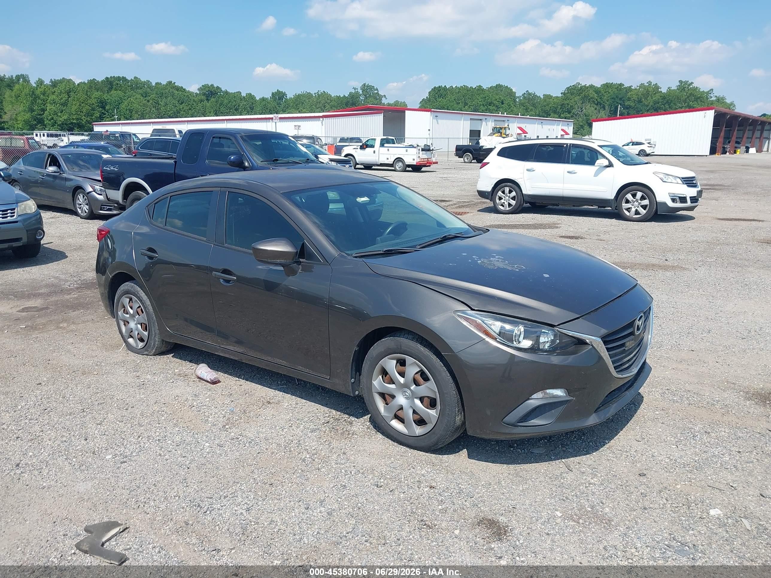 2014 Mazda 3 i Sport, VIN JM1BM1U72E1184434 — Not stated