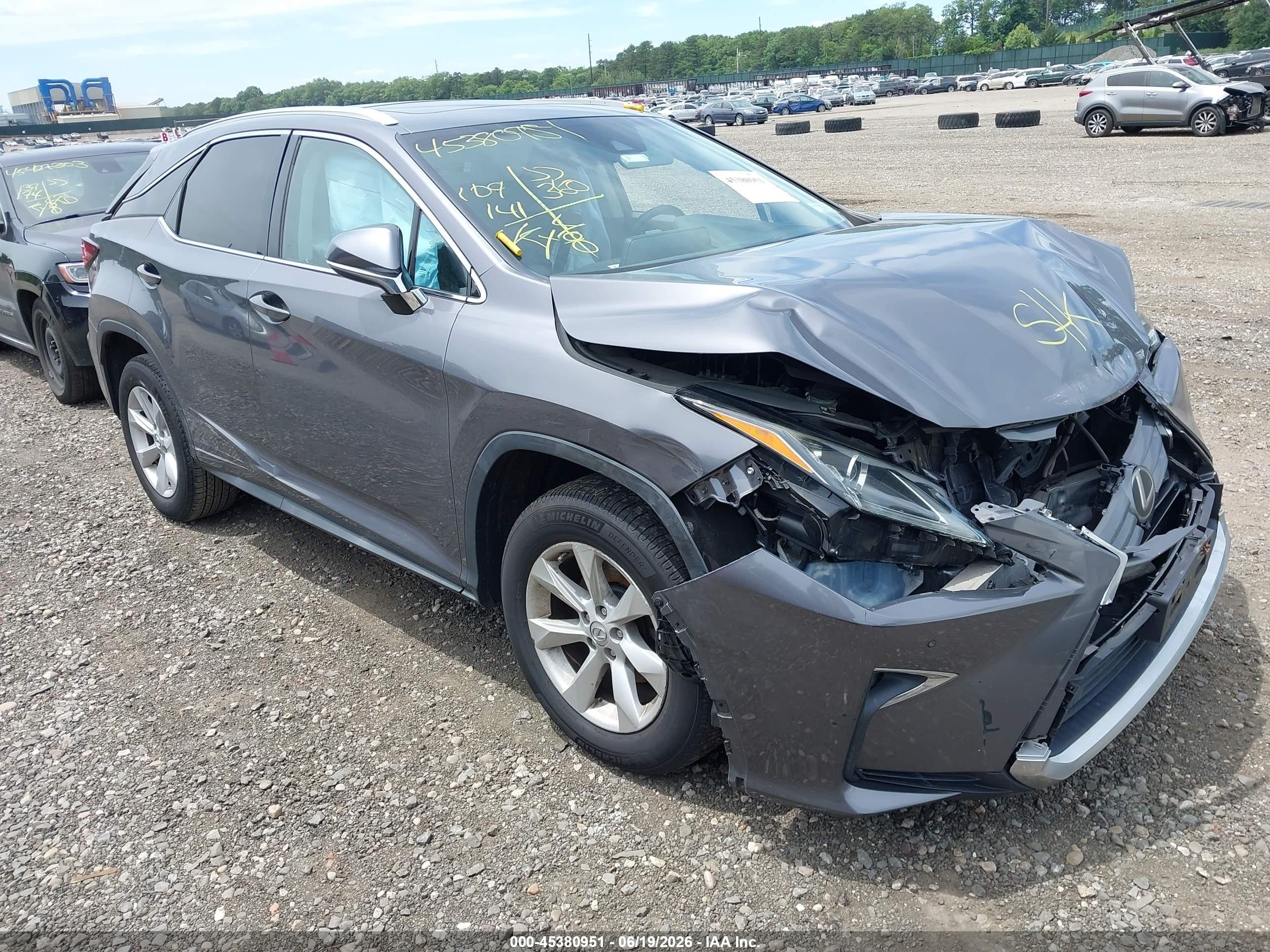2017 Lexus RX 350 F Sport, VIN 2T2BZMCA2HC074236 — All over