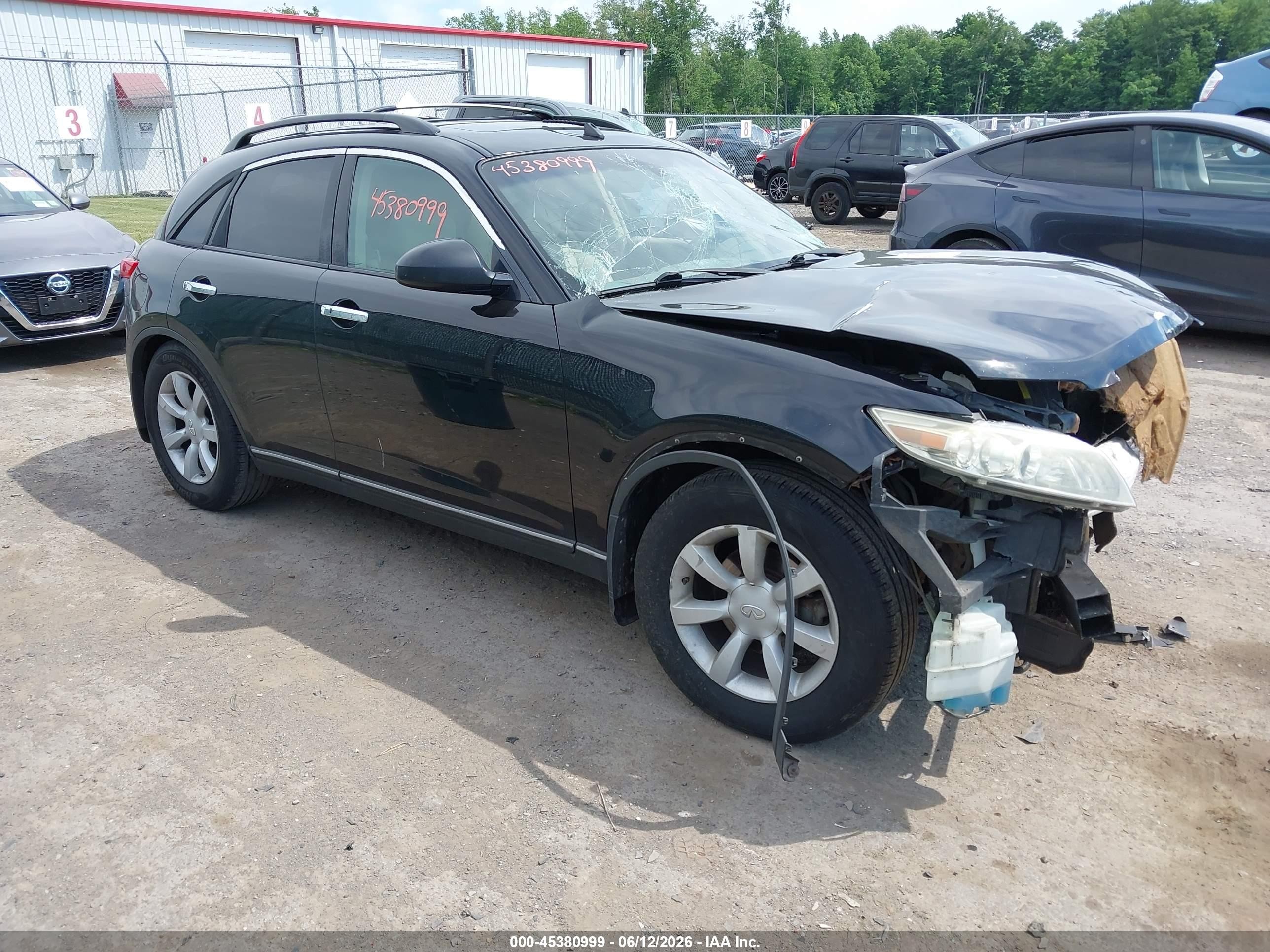 2004 Infiniti FX, VIN JNRAS08WX4X223344 — Front end
