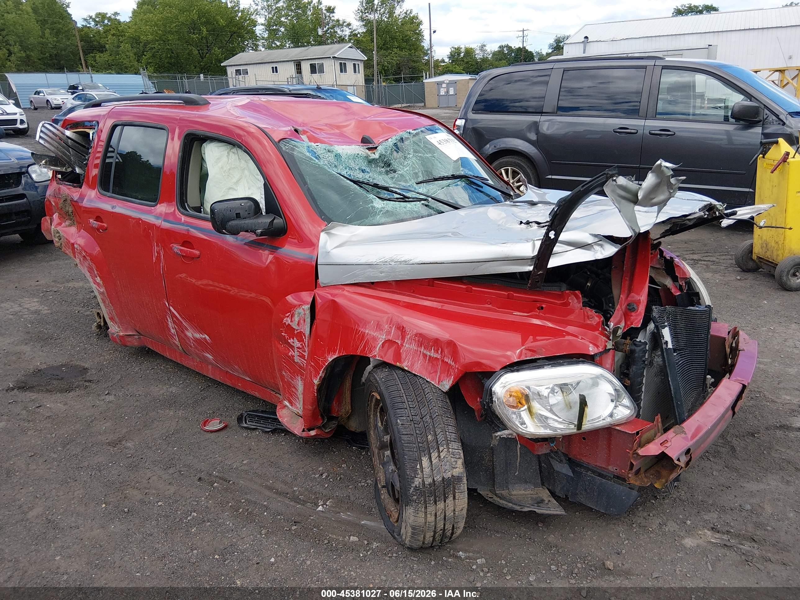2009 Chevrolet HHR LS, VIN 3GNCA33B59S501942 — Rollover