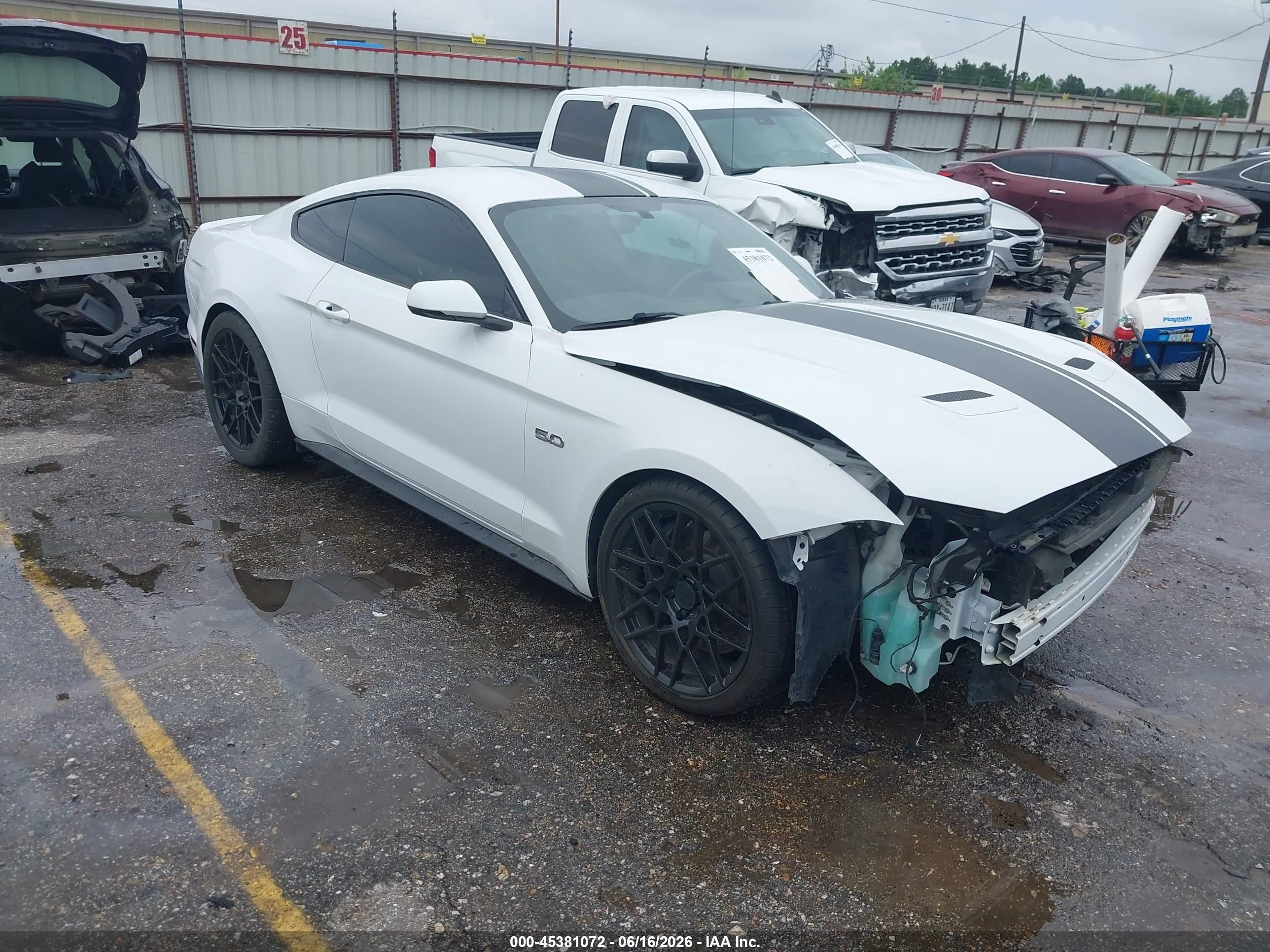 2019 Ford Mustang GT, VIN 1FA6P8CF0K5152117 — Front end