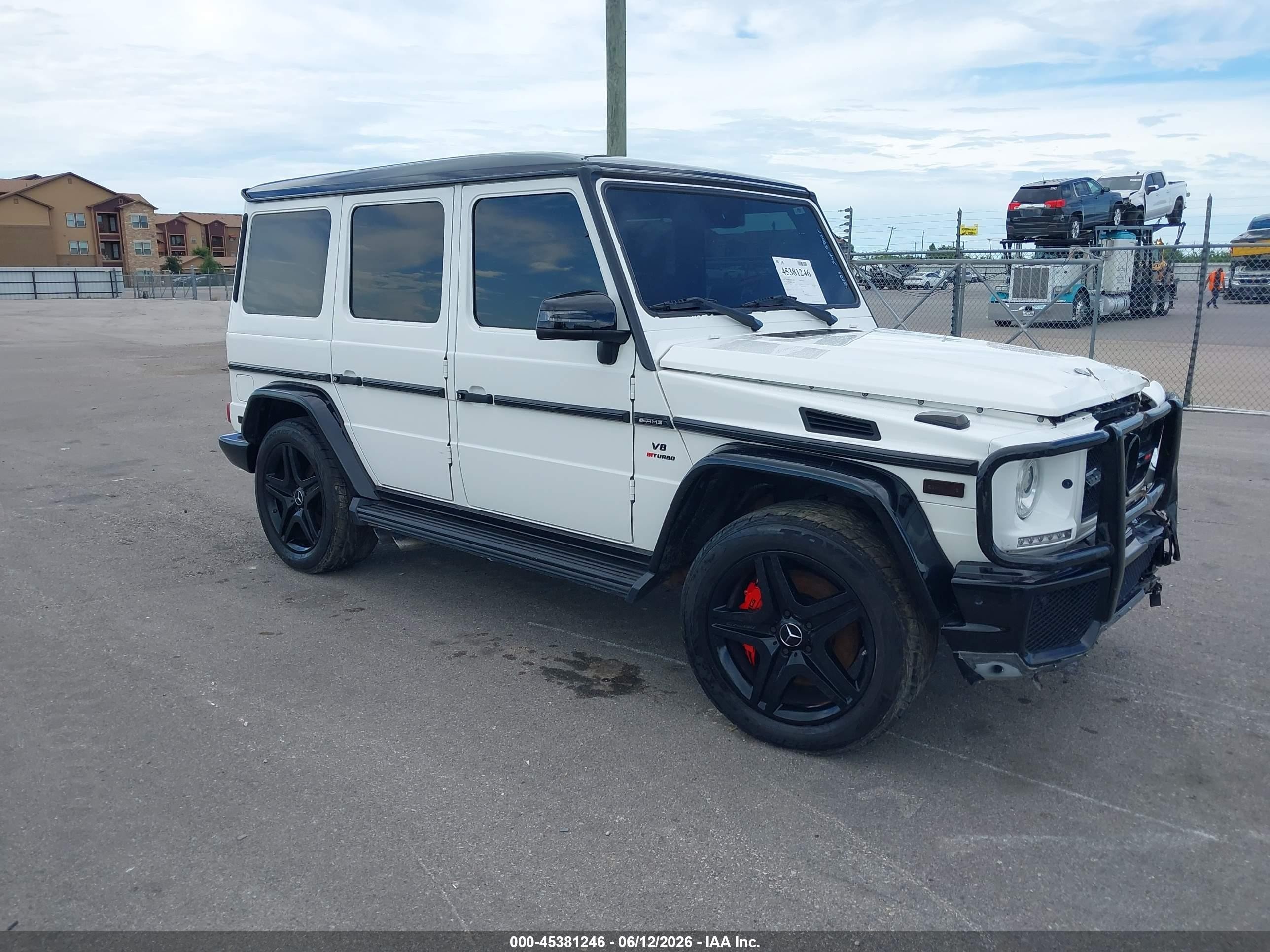 2018 Mercedes-Benz G 63 AMG, VIN WDCYC7DHXJX287983 — Front end