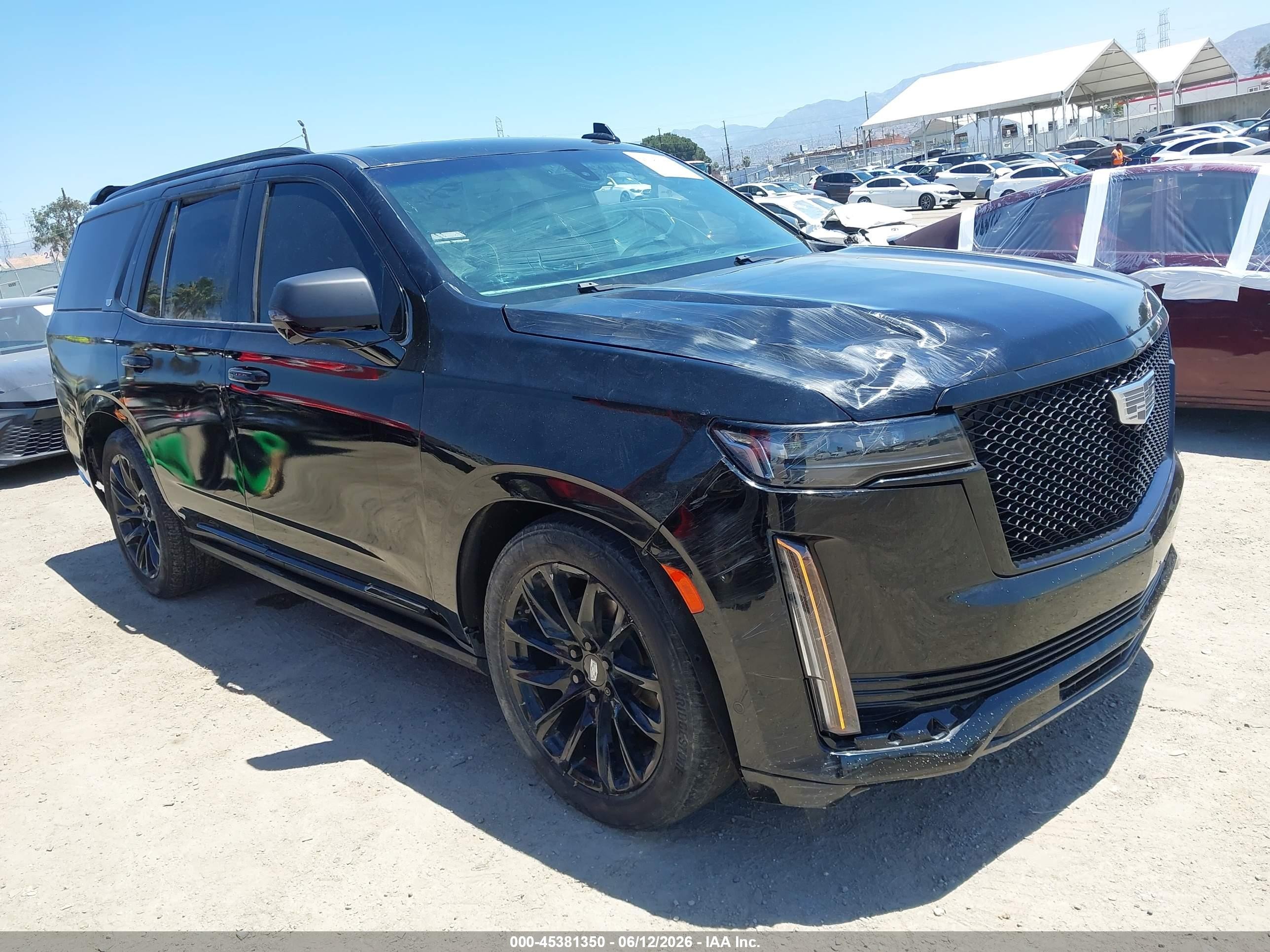 2022 Cadillac Escalade Sport Platinum, VIN 1GYS4GKL1NR141752 — Theft recovery