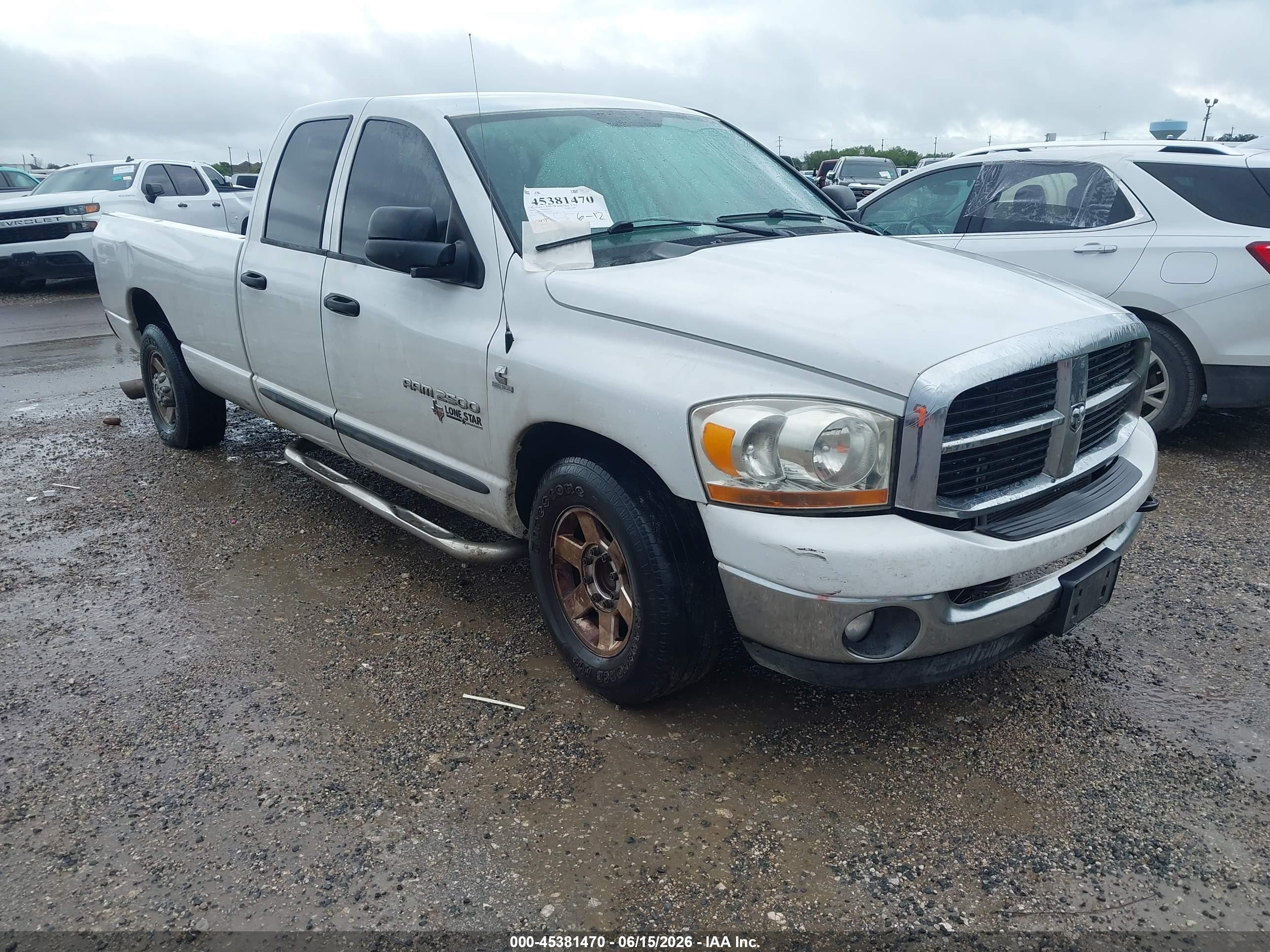 2006 Dodge 2500 ST, VIN 3D7KR28C96G221339 — Rear end