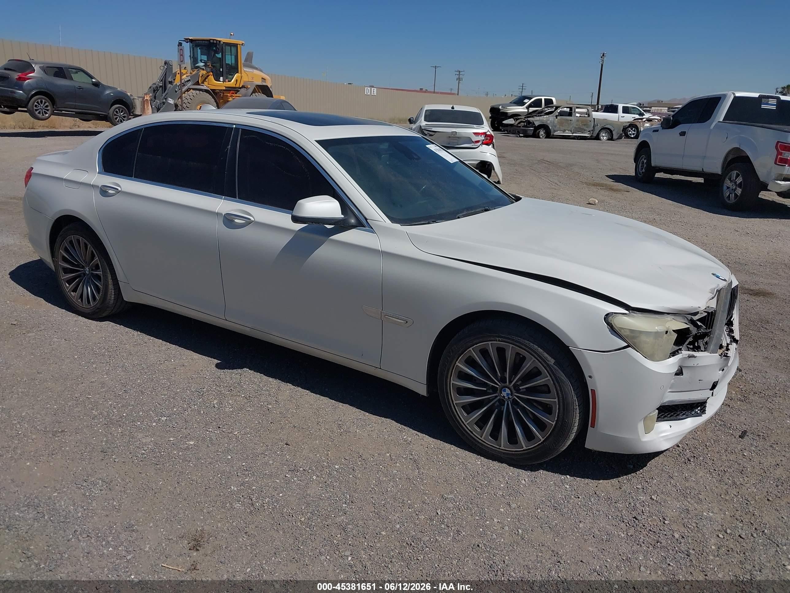 2012 BMW 7 Series 740Li, VIN WBAKB4C51CC576021 — Front end