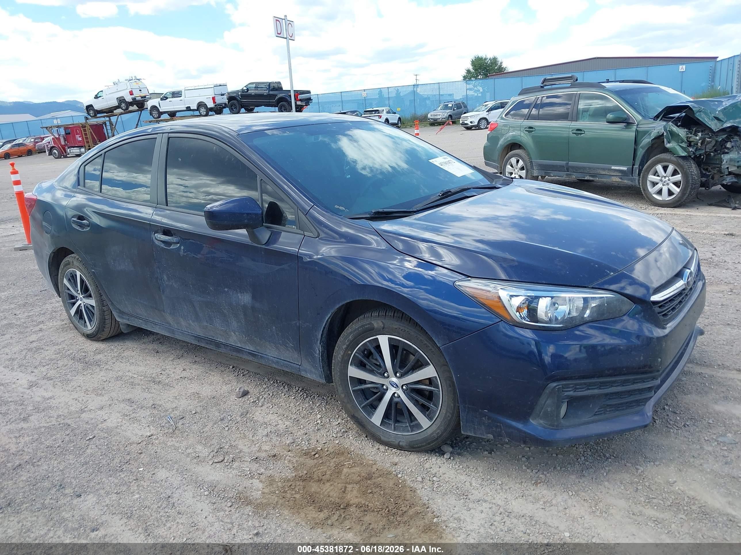 2020 Subaru Impreza Premium, VIN 4S3GKAD60L3613610 — Перед