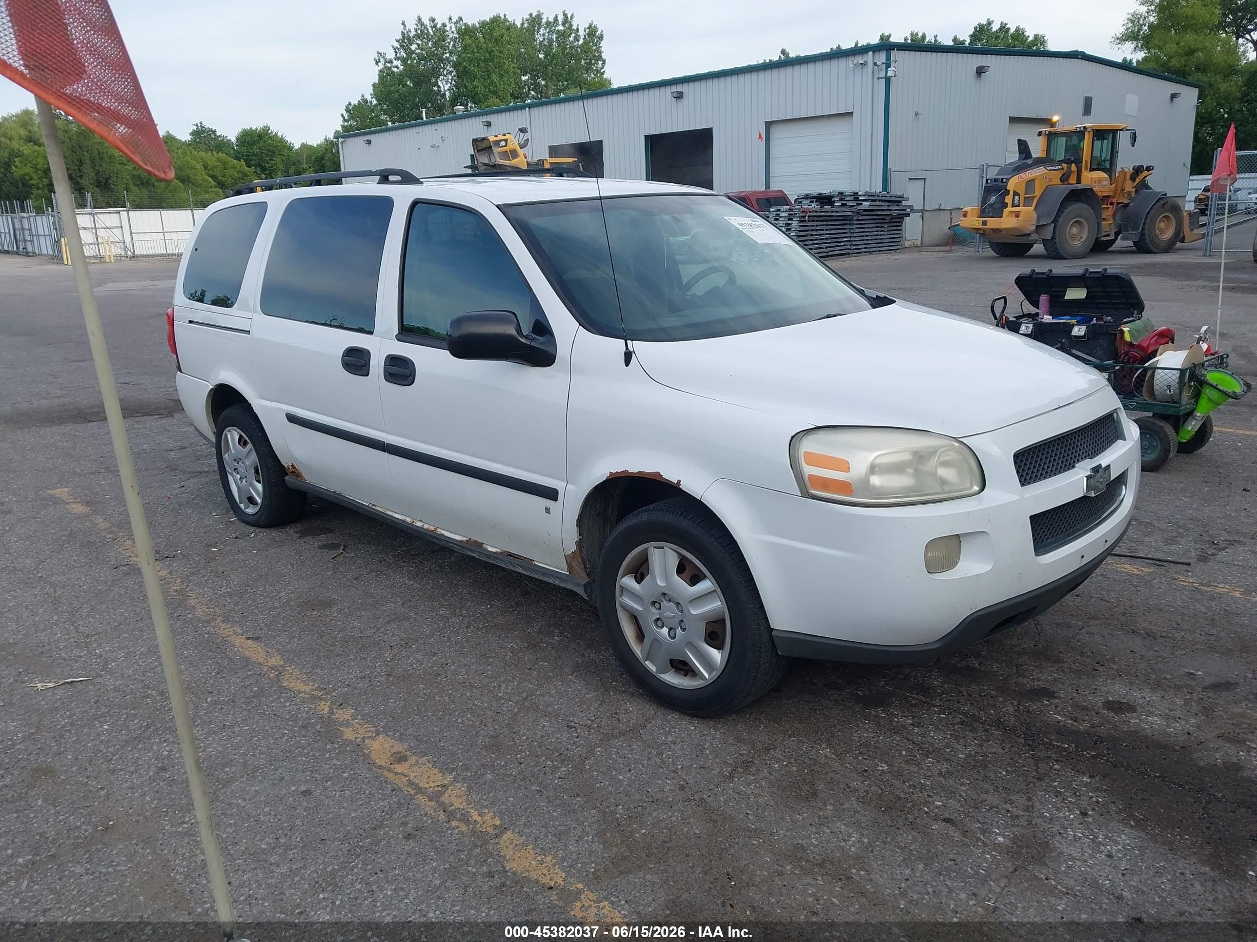 2008 Chevrolet Uplander LS, VIN 1GNDV23W88D187255 — Normal wear