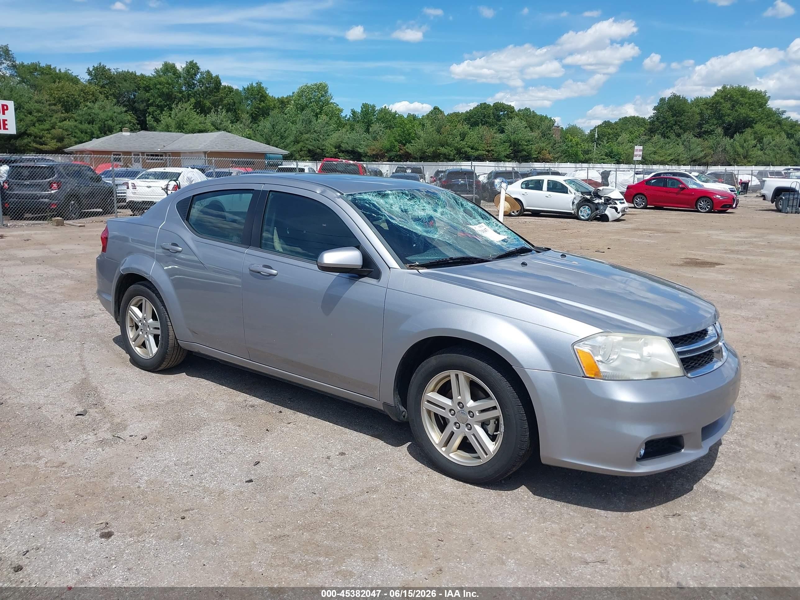 2013 Dodge Avenger SXT, VIN 1C3CDZCB7DN552384 — Roof
