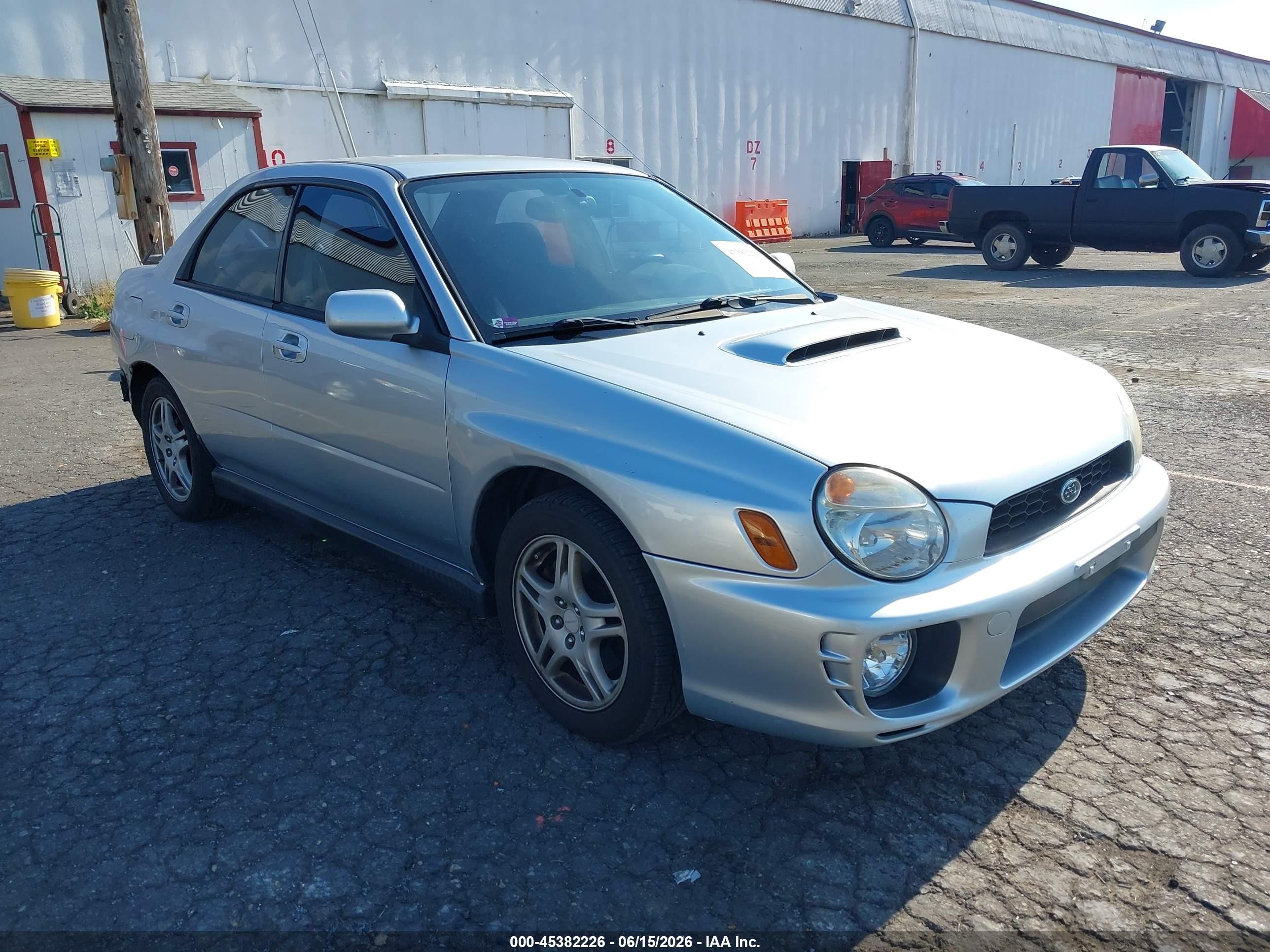 2002 Subaru Impreza WRX, VIN JF1GD29692G520767 — Зад