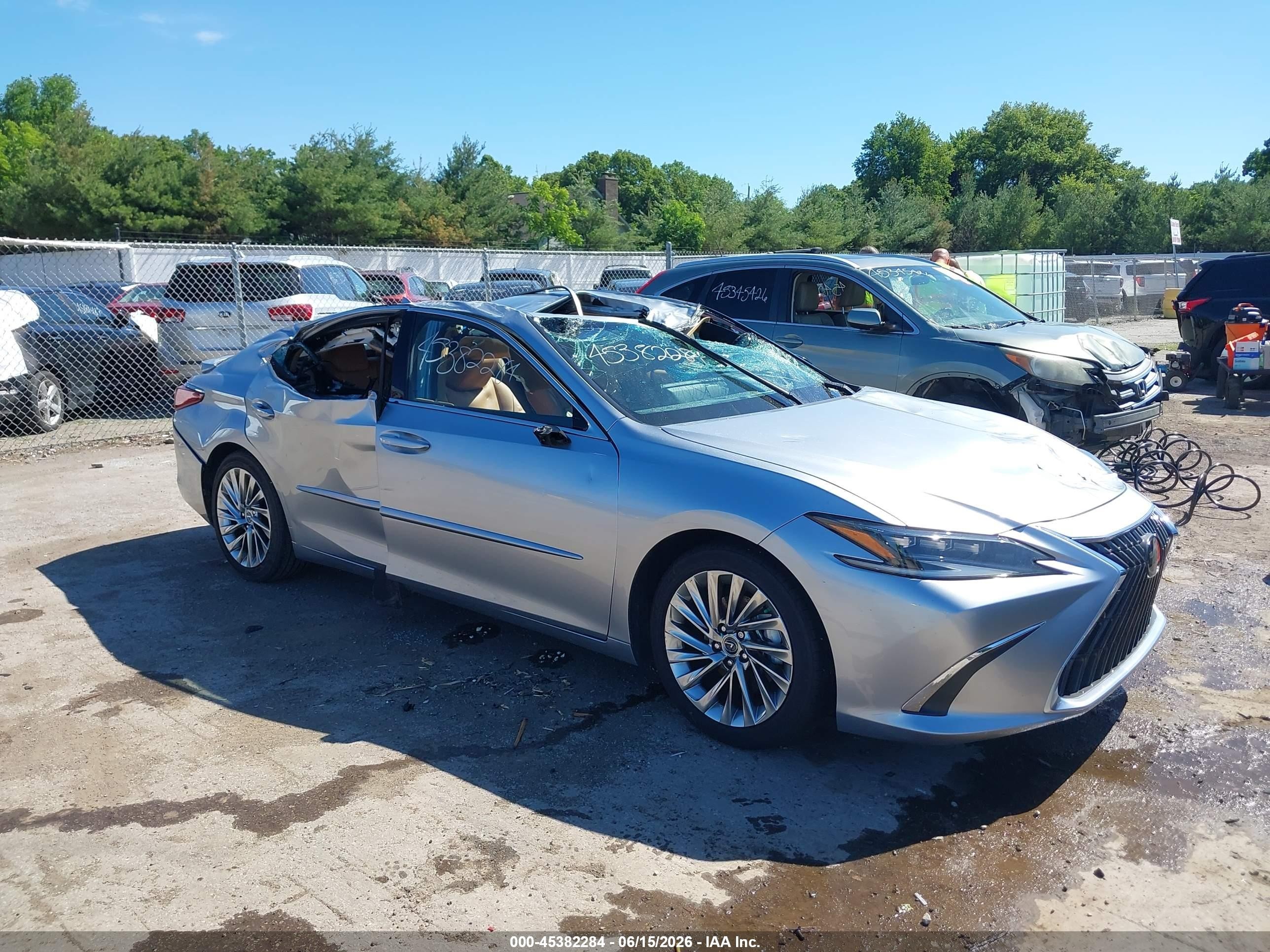 2023 Lexus ES 300h Luxury, VIN 58AEA1C1XPU030613 — Rollover