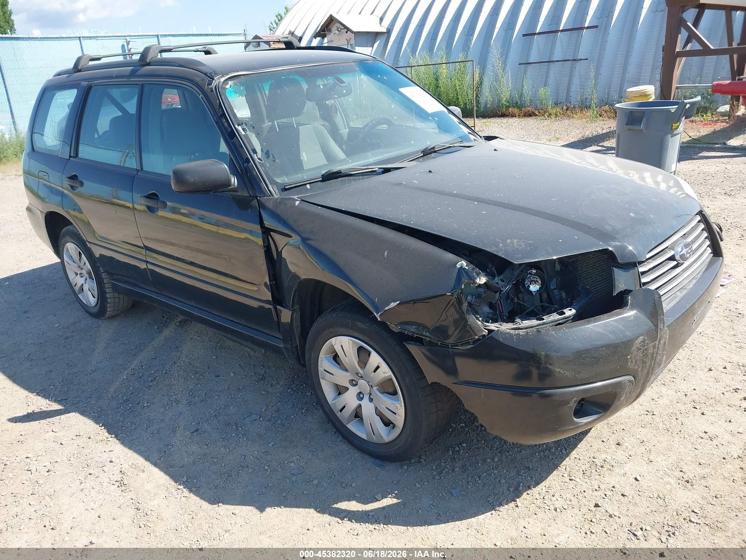 2008 Subaru Forester X, VIN JF1SG636X8H727611 — Front end