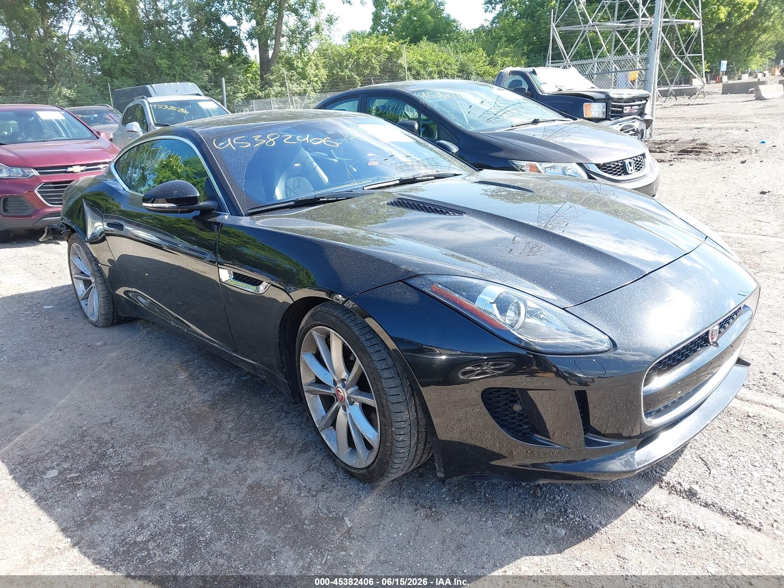 2017 Jaguar F-Type S, VIN SAJWA6BU0H8K46717 — Rear end