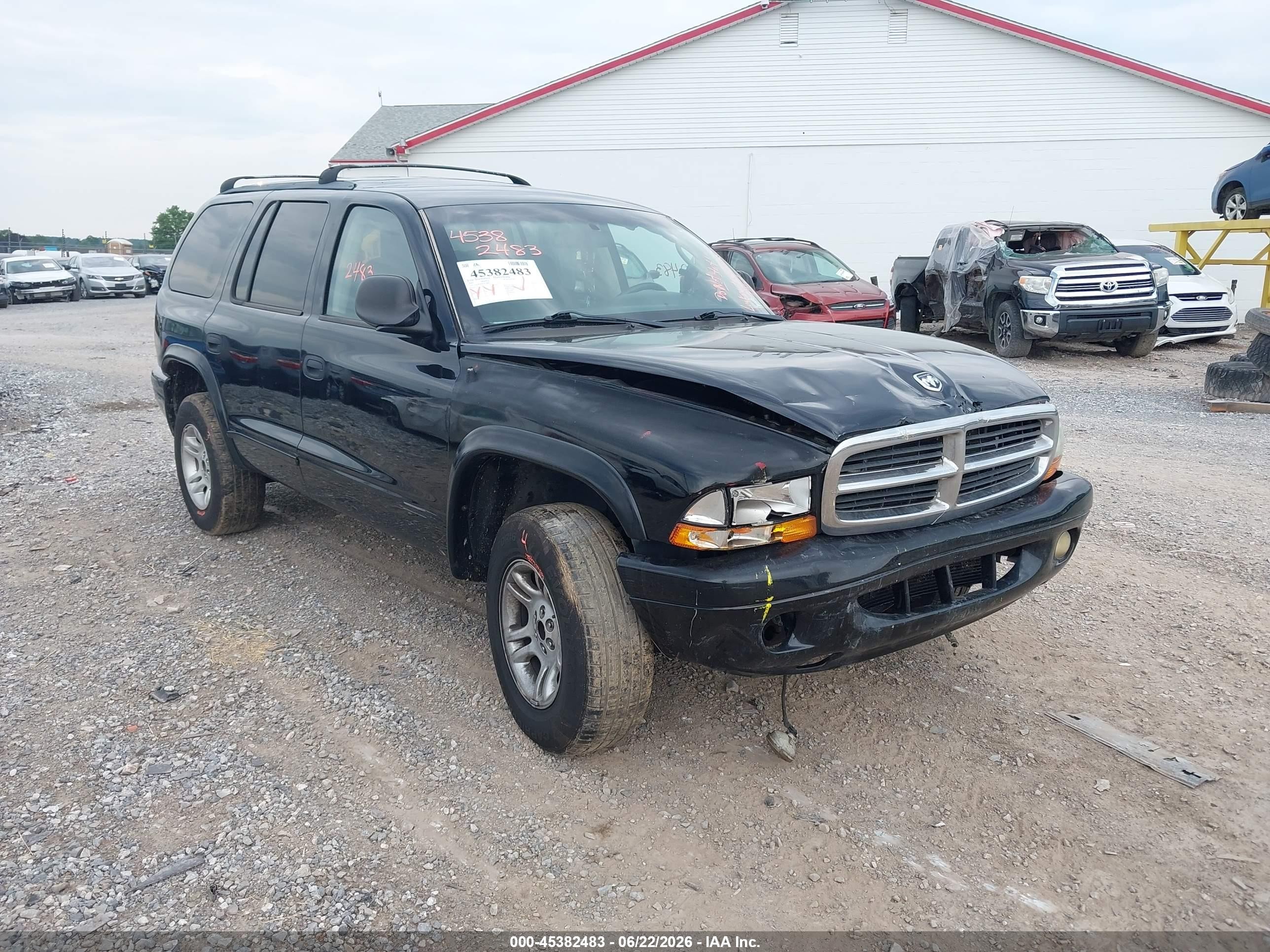 2003 Dodge Durango SLT, VIN 1D4HS48N83F566013 — Front end