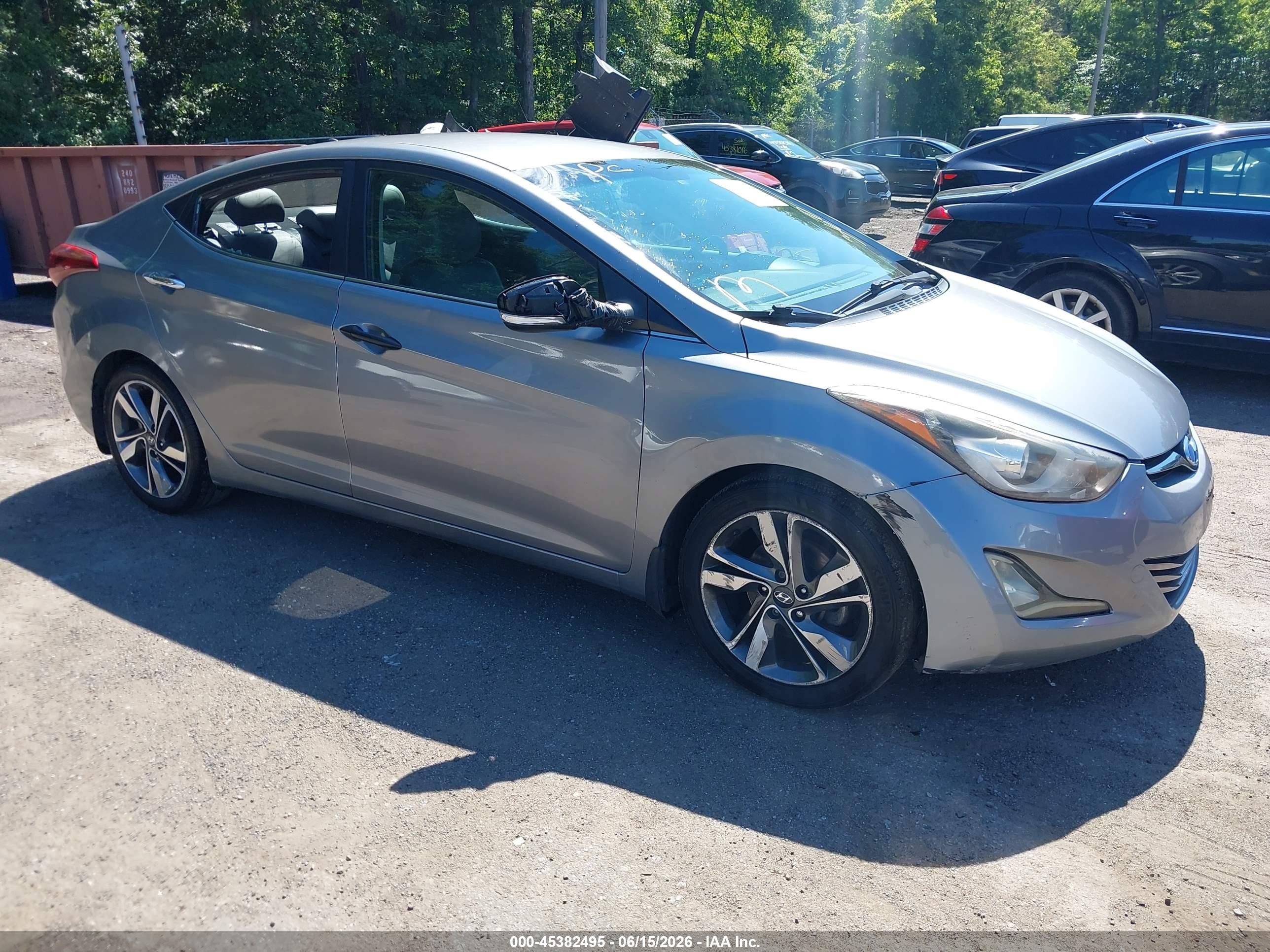 2015 Hyundai Elantra SE, VIN KMHDH4AE5FU321413 — Theft recovery