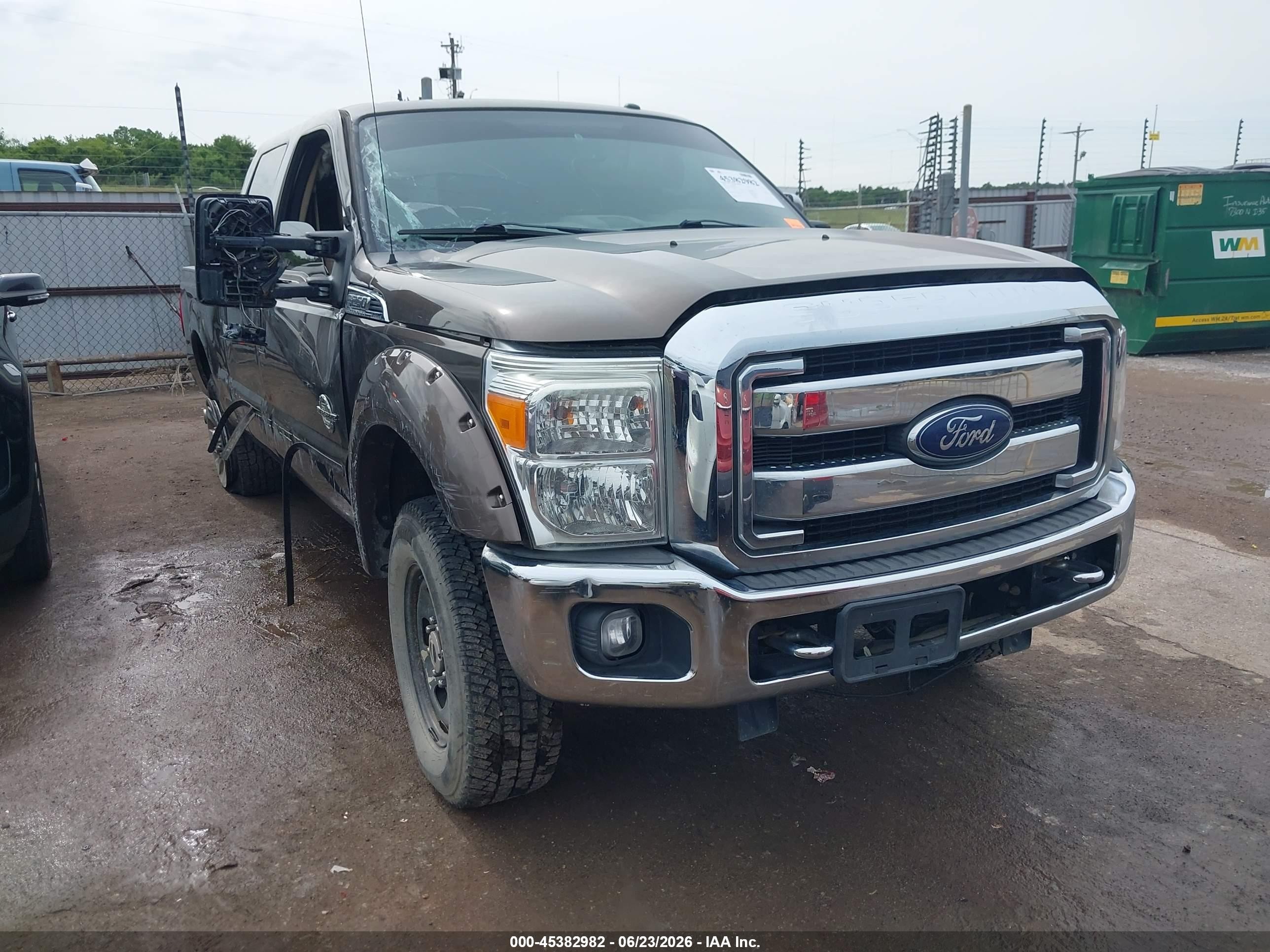 2016 Ford F-250 Lariat, VIN 1FT7W2BT5GEB75714 — Rear end