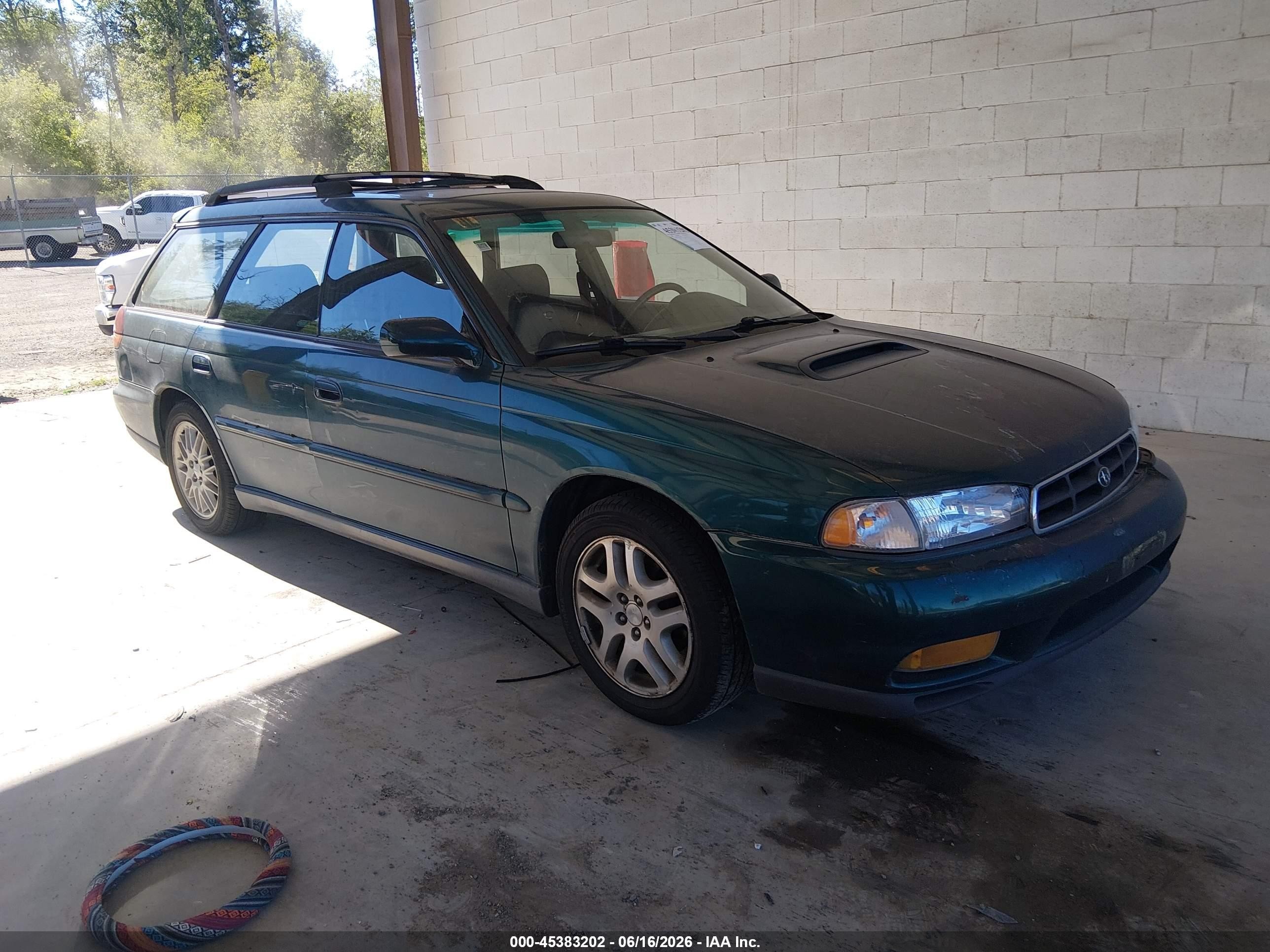 1998 Subaru Legacy GT, VIN 4S3BK675XW6308564 — Перед