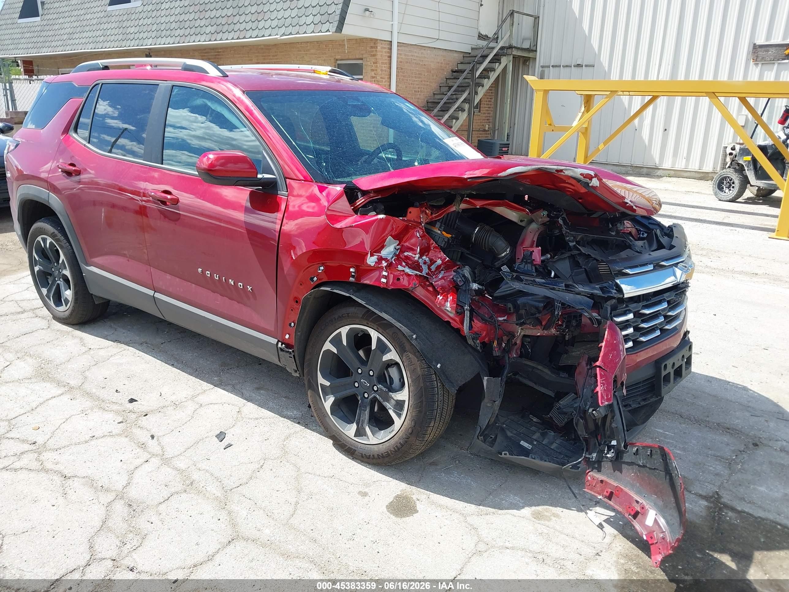 2025 Chevrolet Equinox AWD LT, VIN 3GNAXPEG6SL248393 — Перед