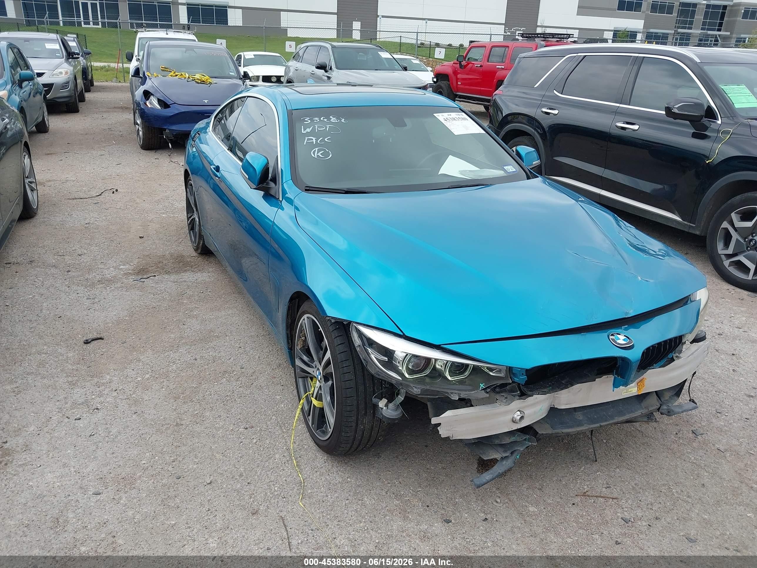 2019 BMW 4 Series 430i, VIN WBA4W3C57KAG91355 — Перед