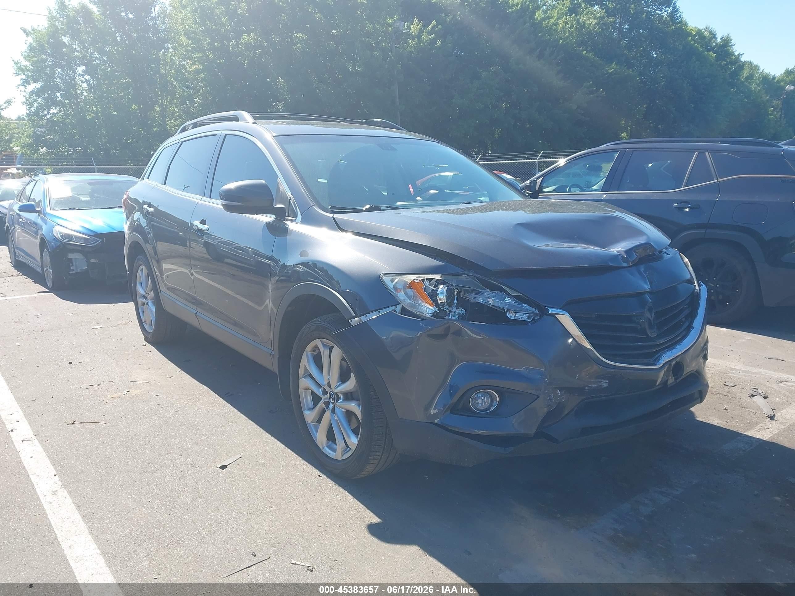 2013 Mazda CX-9 Grand Touring, VIN JM3TB2DA0D0424524 — Перед