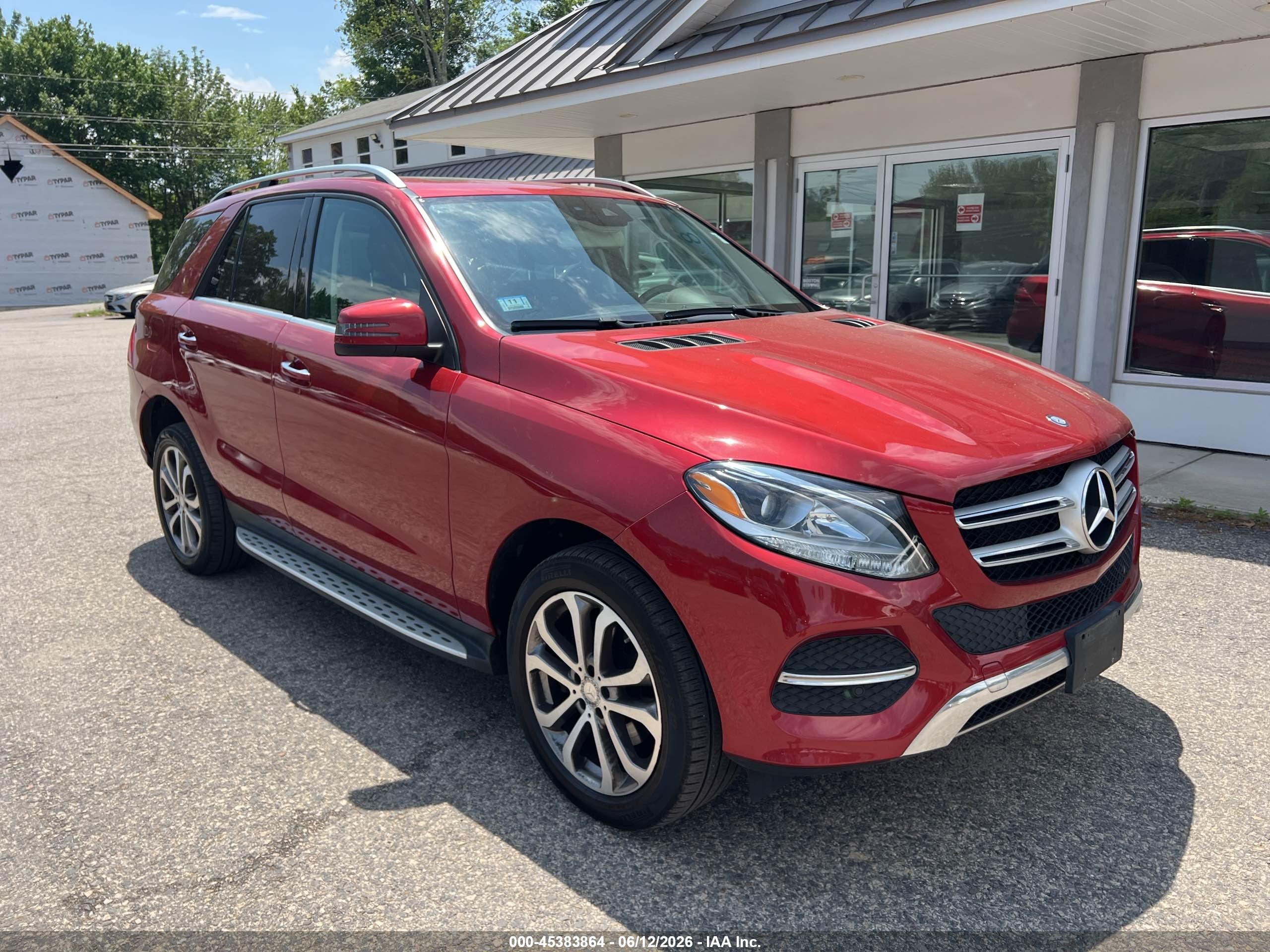 2016 Mercedes-Benz GLE 350, VIN 4JGDA5HB4GA700587 — Normal wear