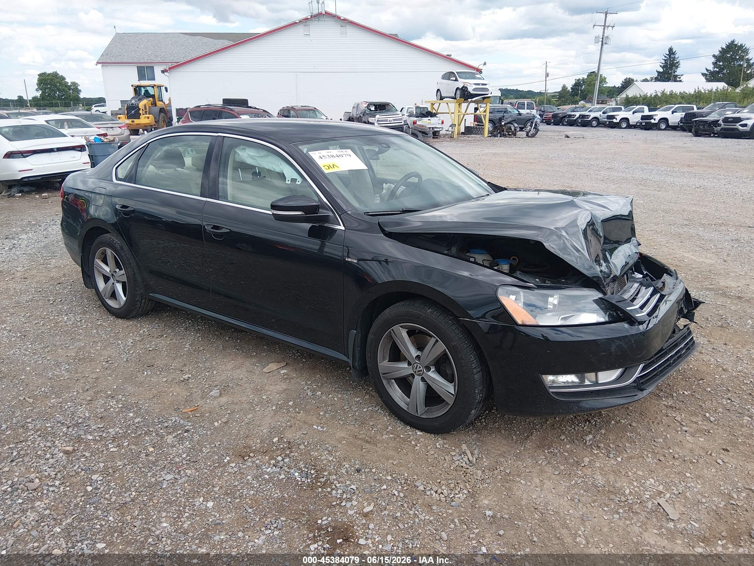 2015 Volkswagen Passat S, VIN 1VWAT7A35FC122676 — Front end