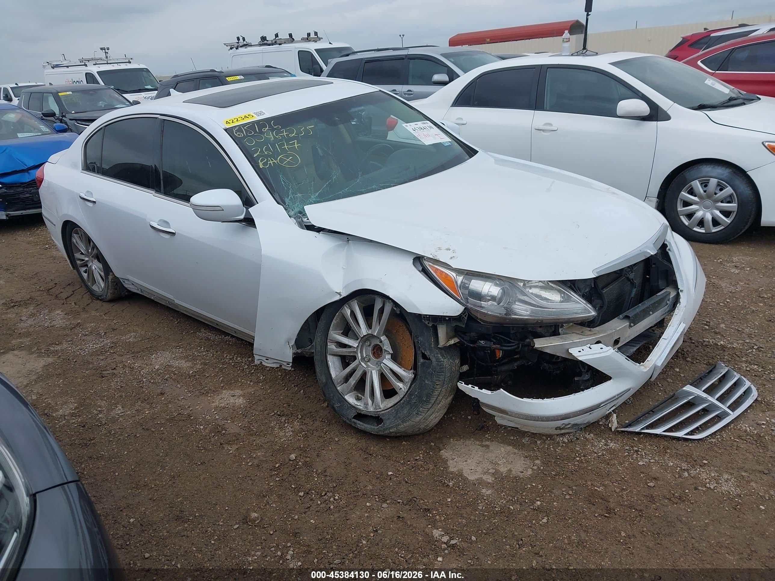 2014 Hyundai Genesis 3.8L, VIN KMHGC4DD7EU261177 — All over