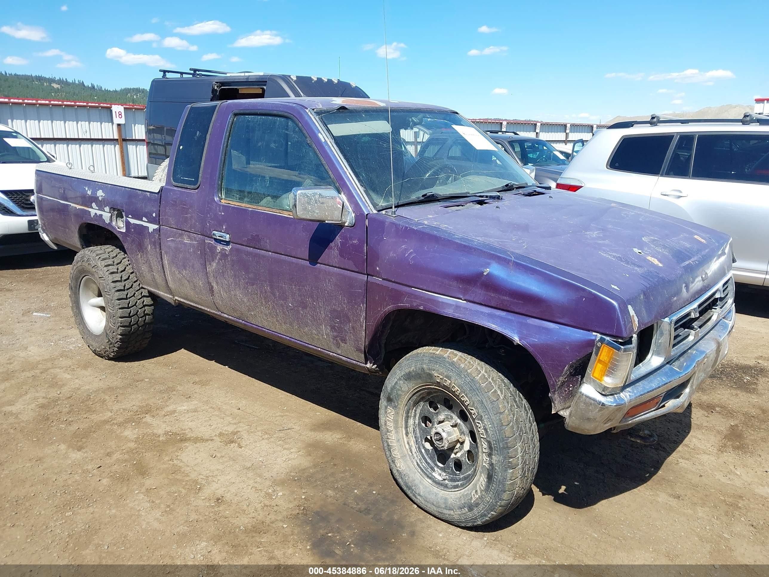 1995 Nissan Frontier SE, VIN 1N6HD16Y3SC349954 — Normal wear