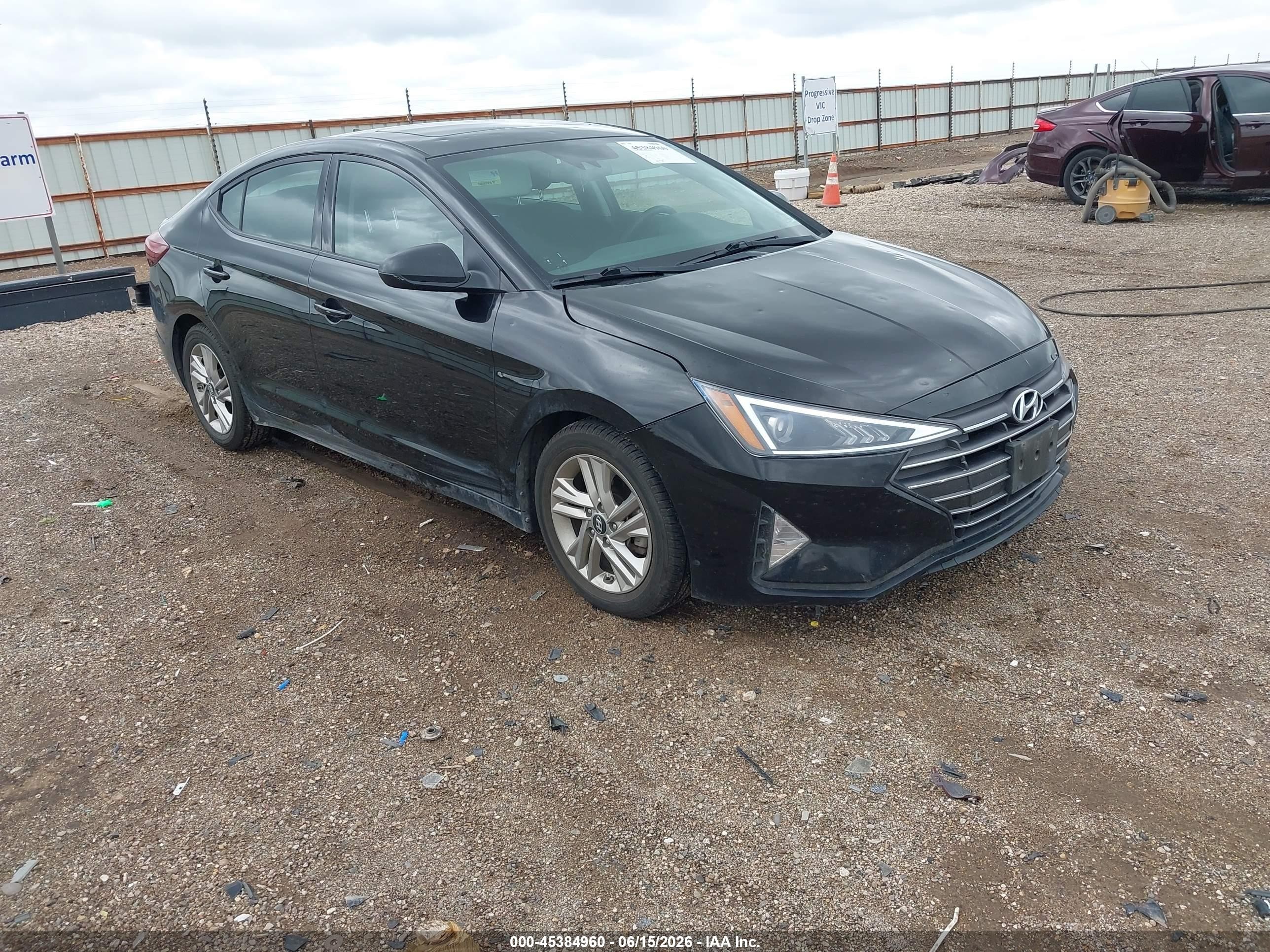 2019 Hyundai Elantra SEL, VIN 5NPD84LF7KH429742 — Hail