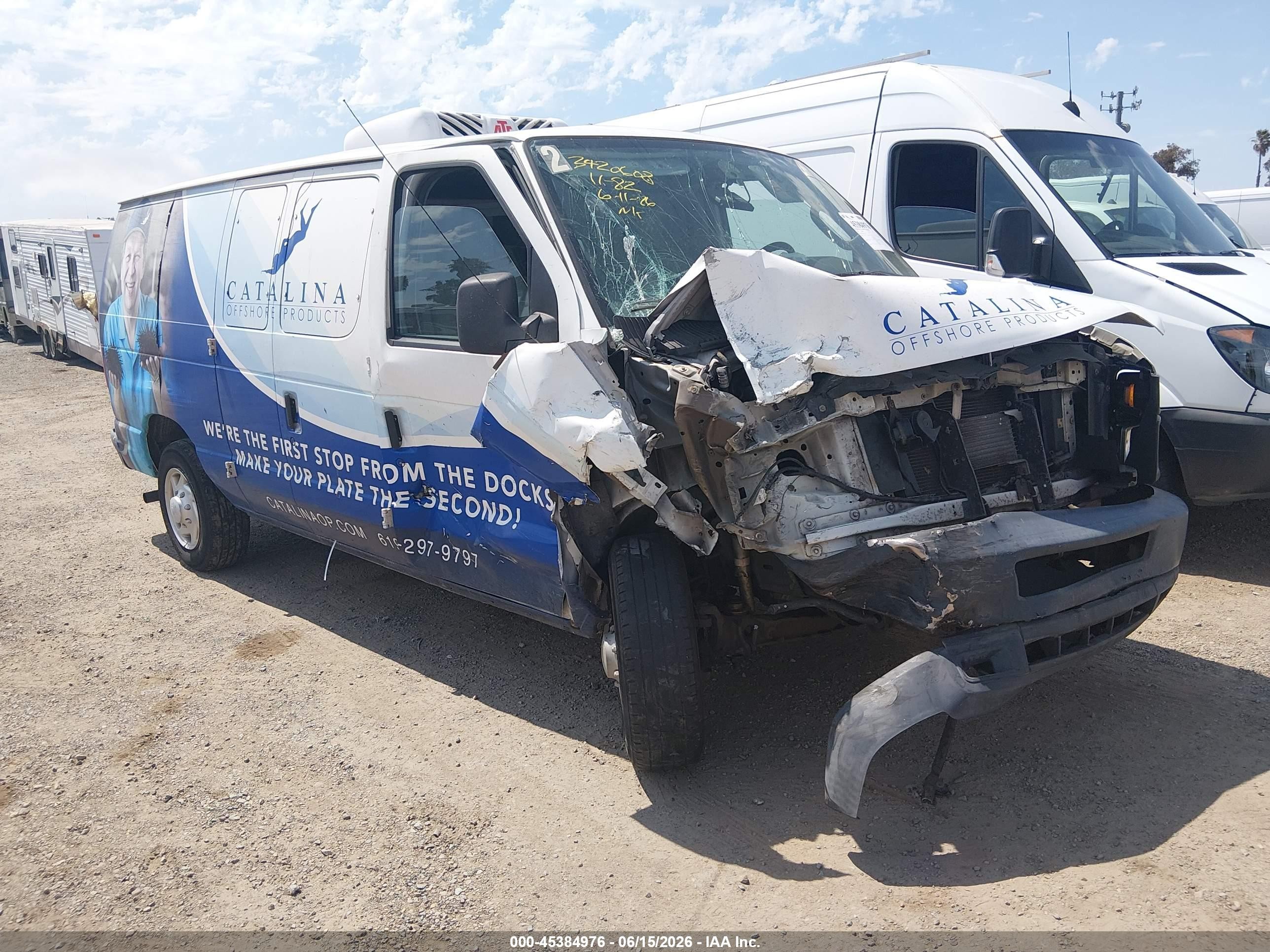 2012 Ford Econoline Cargo Commercial, VIN 1FTNE1EW1CDA53085 — Front end