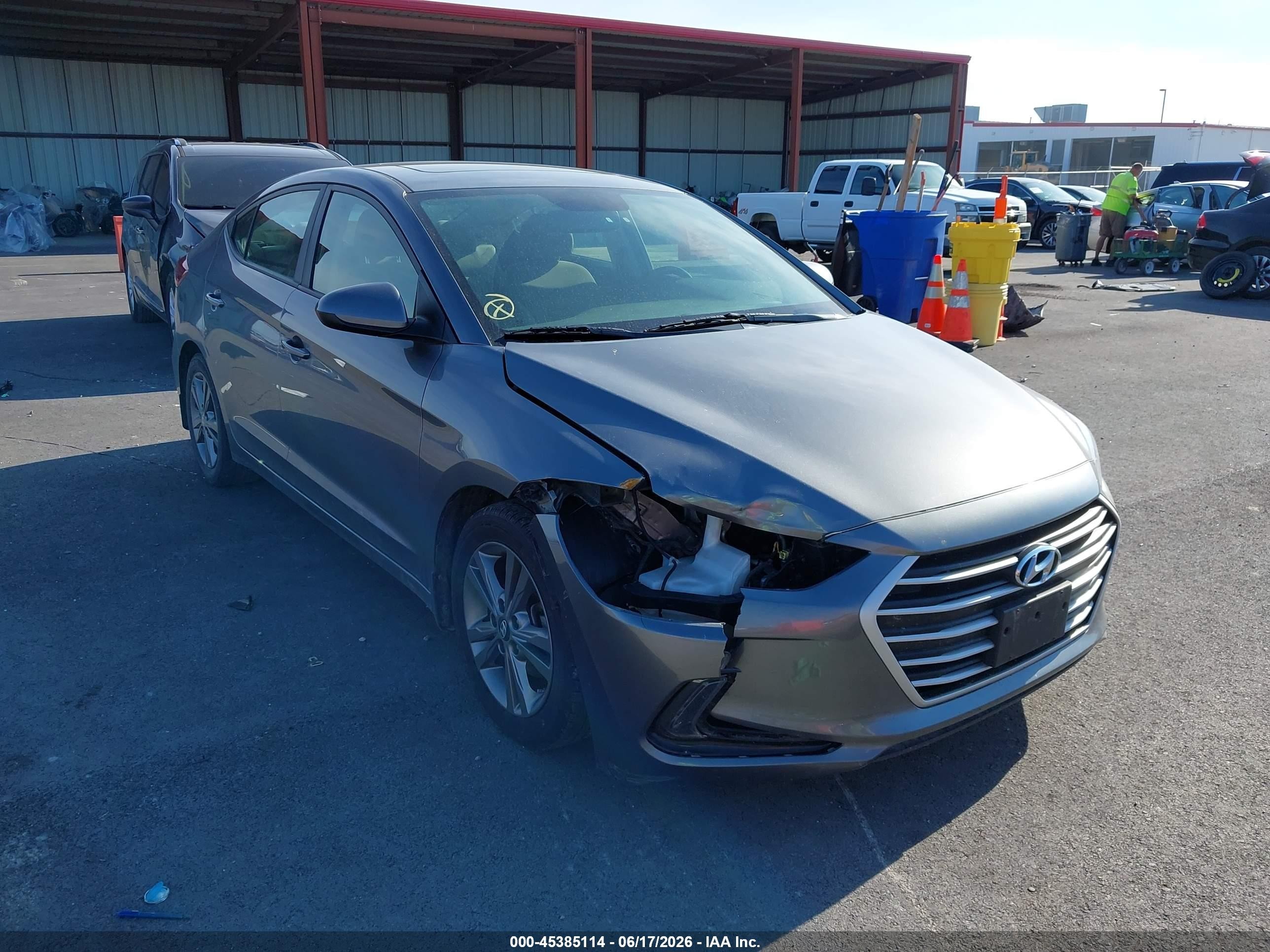 2018 Hyundai Elantra Value Edition, VIN 5NPD84LF9JH241836 — Front end