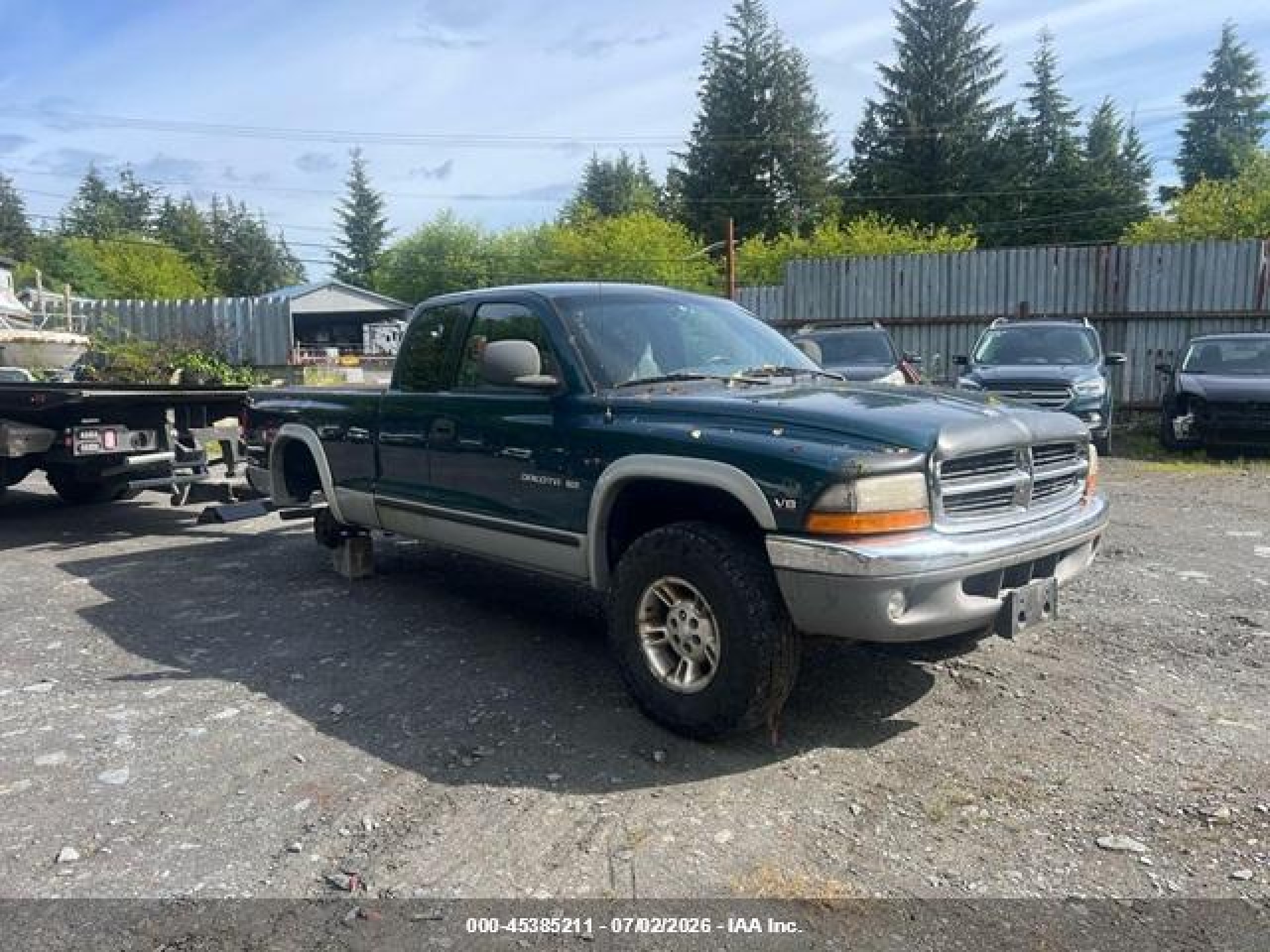 1999 Dodge Dakota SLT, VIN 1B7GG22Y9XS229011 — Rear end