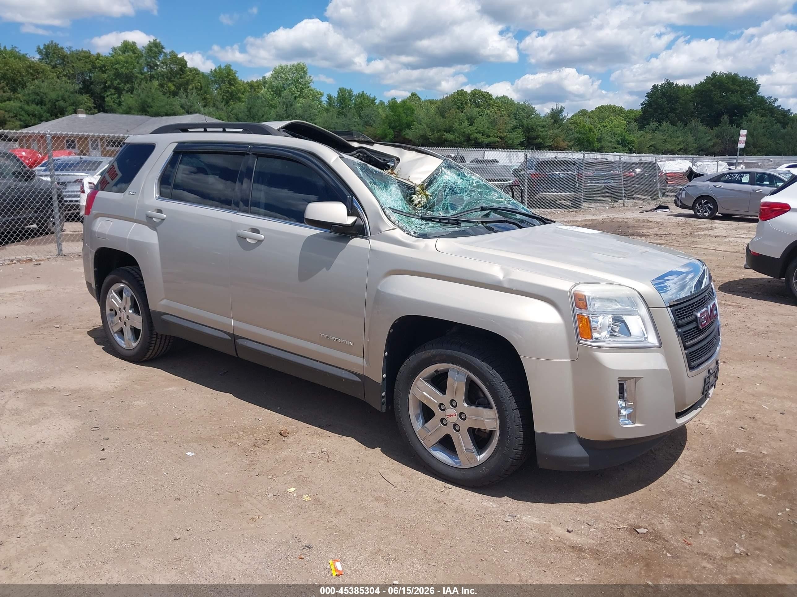 2012 GMC Terrain SLT-1, VIN 2GKFLUE55C6293455 — Roof