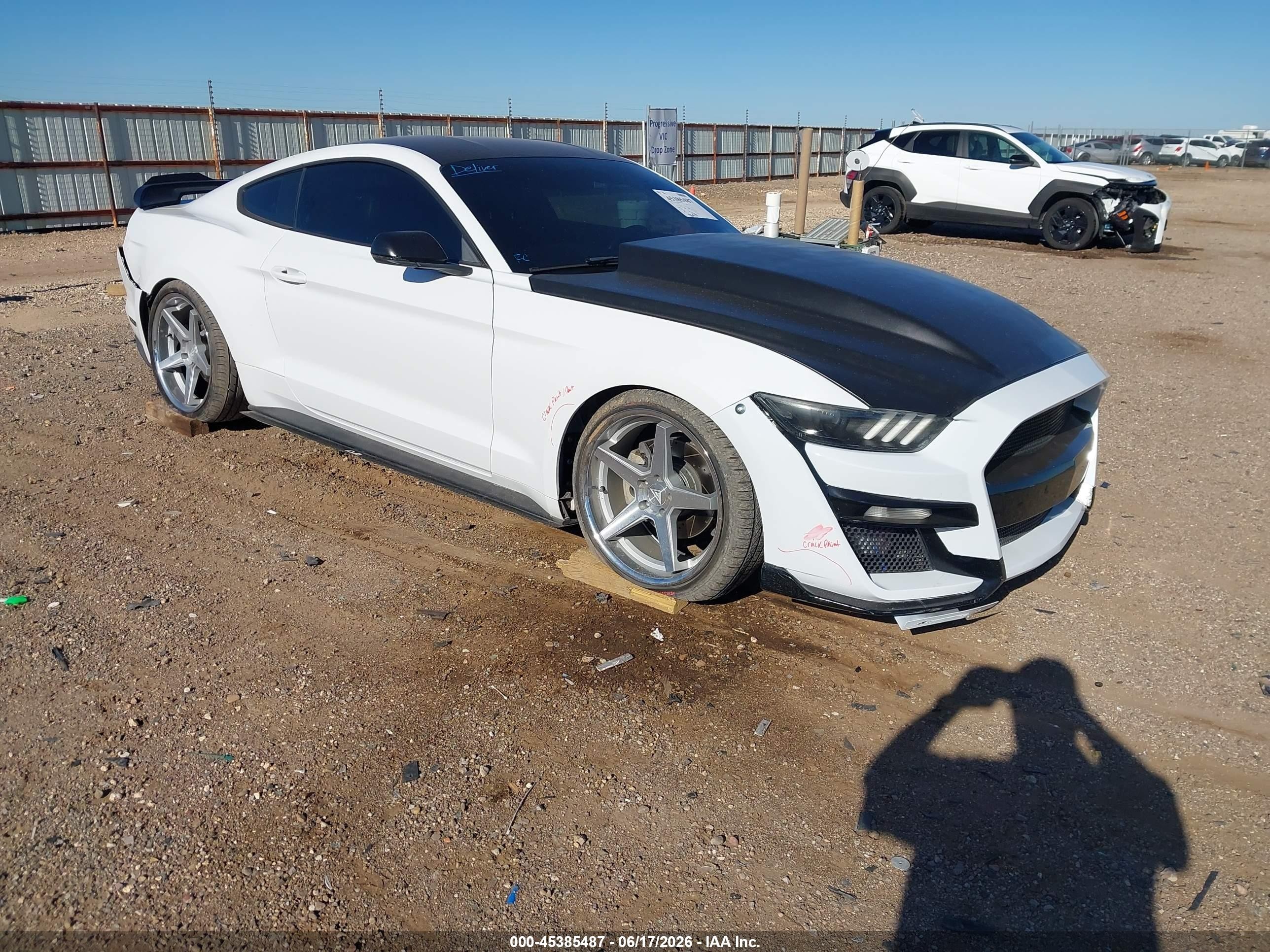 2015 Ford Mustang EcoBoost, VIN 1FA6P8THXF5359766 — Undercarriage