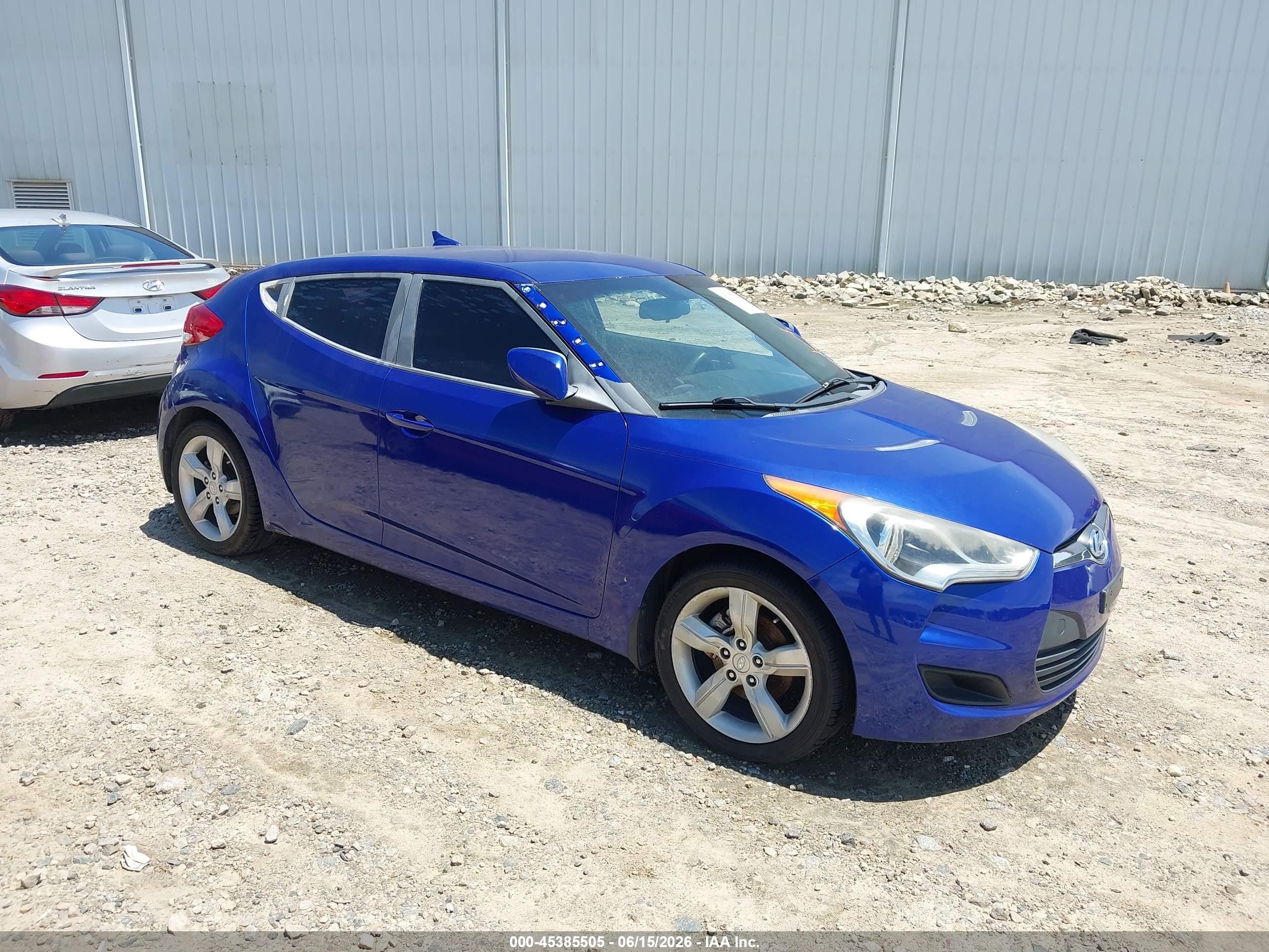 2012 Hyundai Veloster w/Black Int, VIN KMHTC6ADXCU020709 — Обычный износ