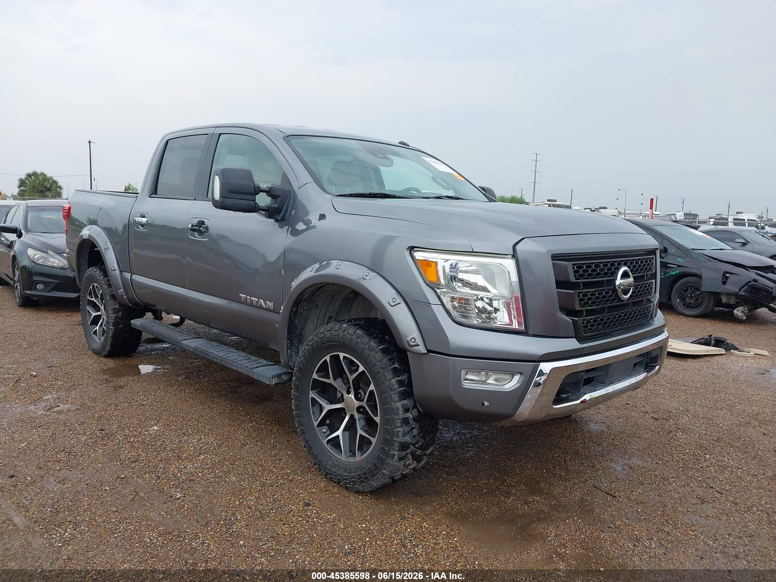 2021 Nissan Titan SV, VIN 1N6AA1EF7MN521162 — Repossession