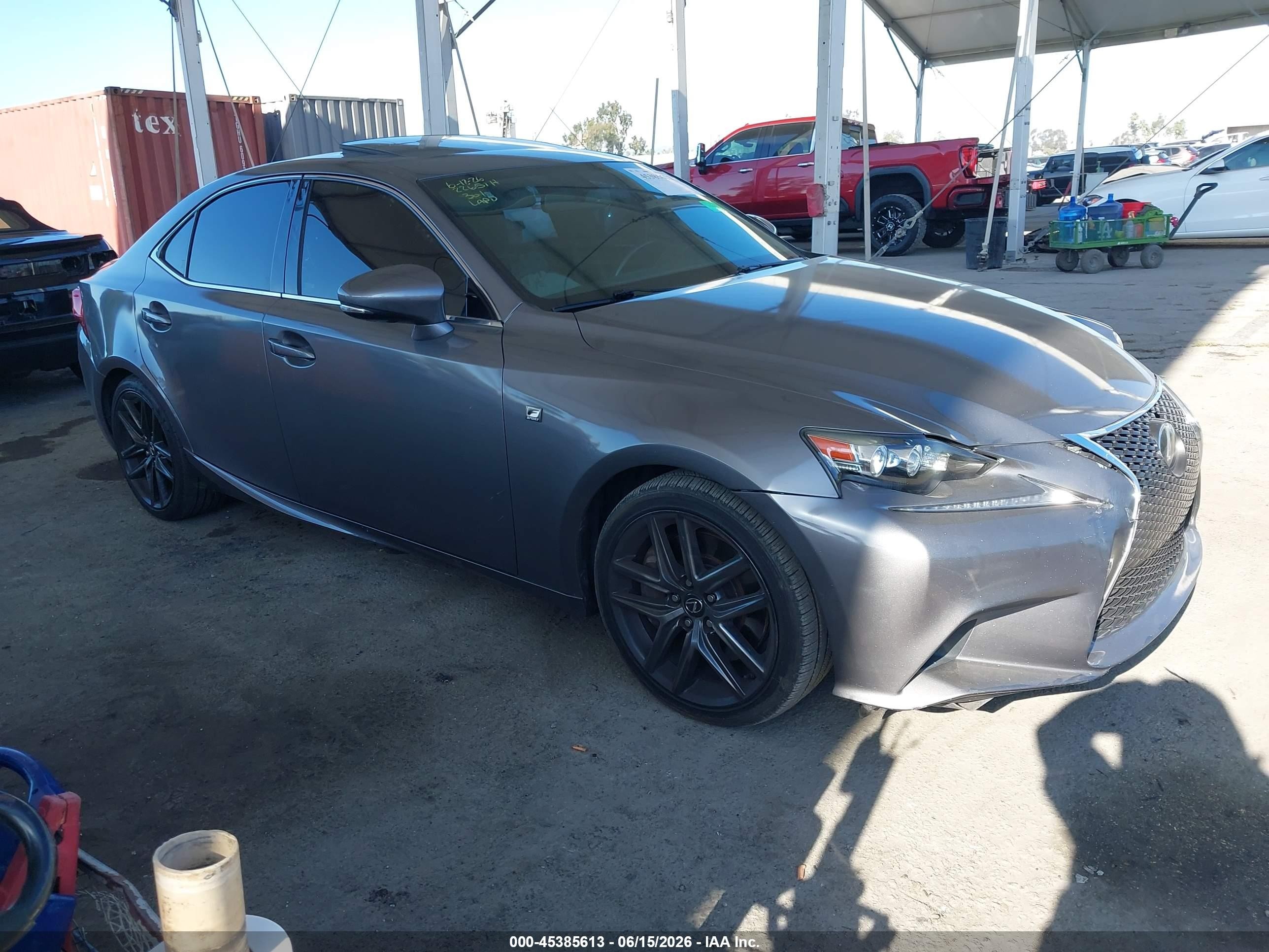 2016 Lexus IS 200t, VIN JTHBA1D20G5007002 — Theft recovery