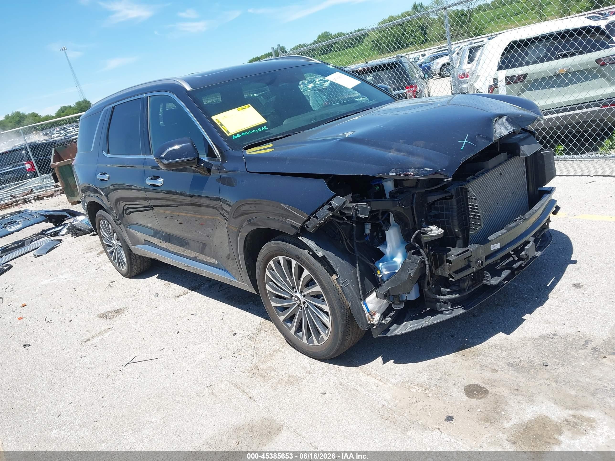 2024 Hyundai Palisade Calligraphy, VIN KM8R7DGE5RU732265 — Front end