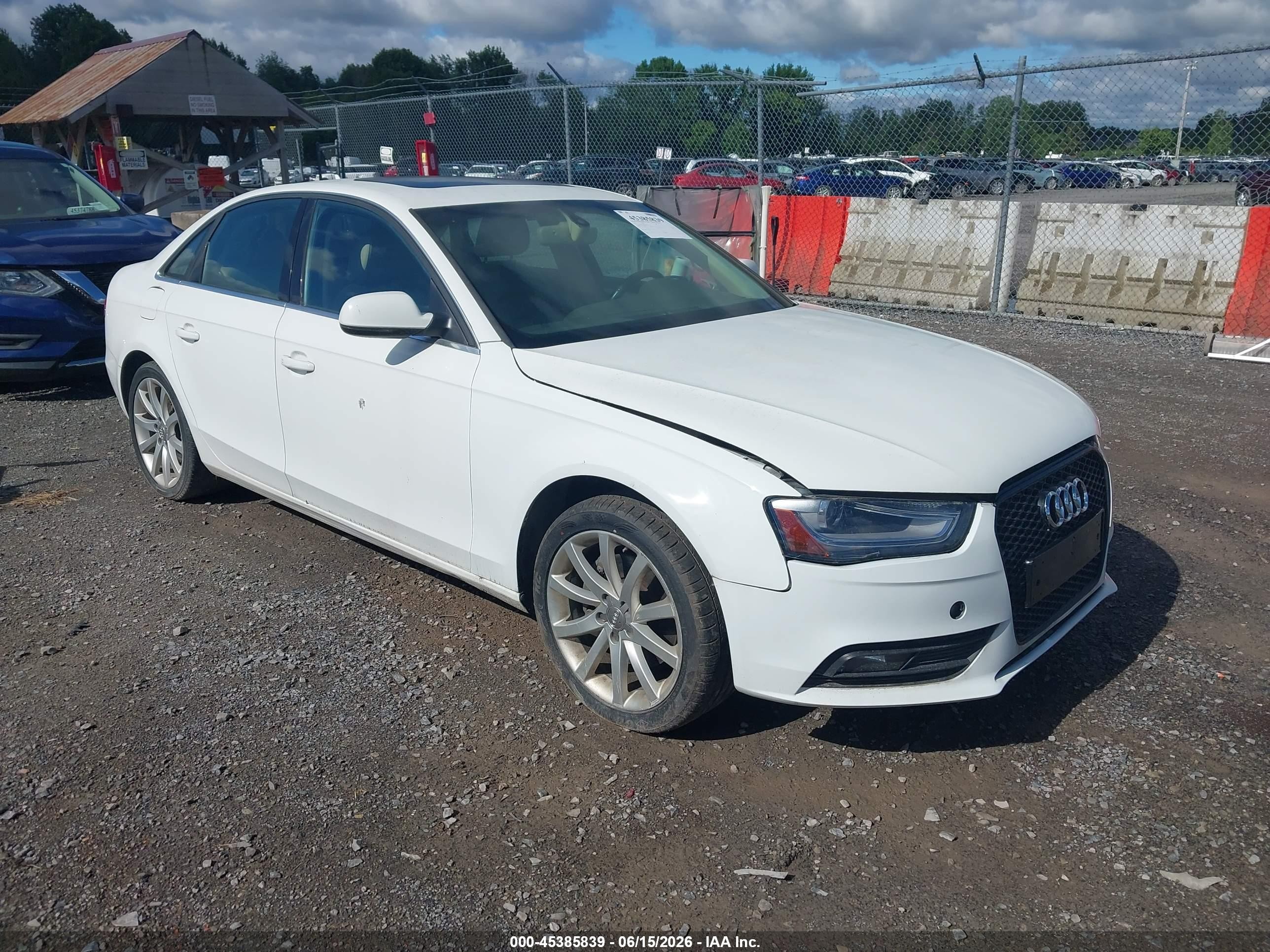 2013 Audi A4 Premium Plus, VIN WAUFFAFL9DN008376 — Front end