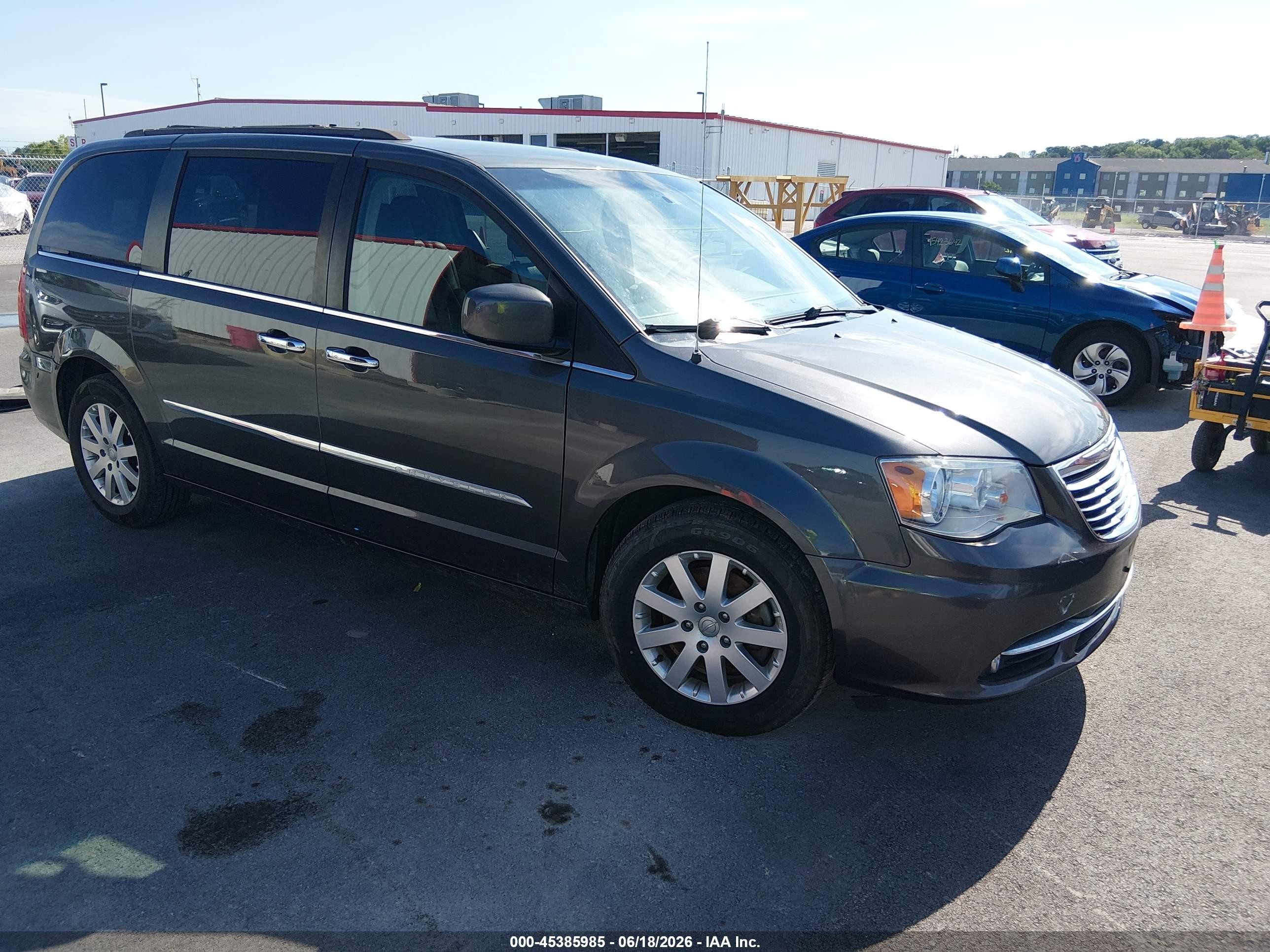 2016 Chrysler Town & Country Touring, VIN 2C4RC1BG2GR194058 — Water / flood