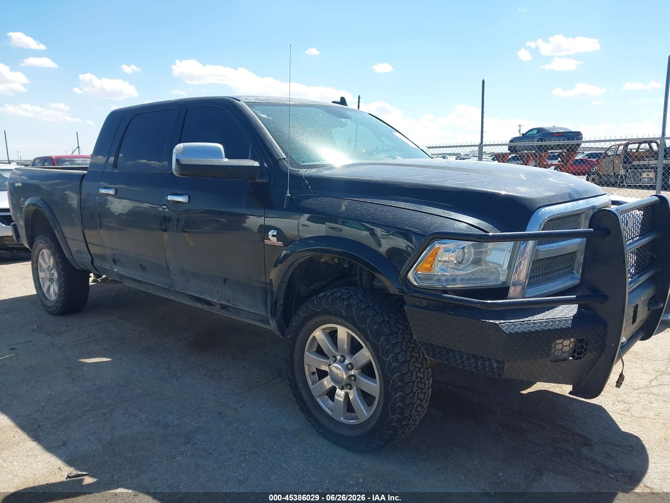 2014 Ram 2500 Longhorn, VIN 3C6UR5PL1EG315095 — Механическое