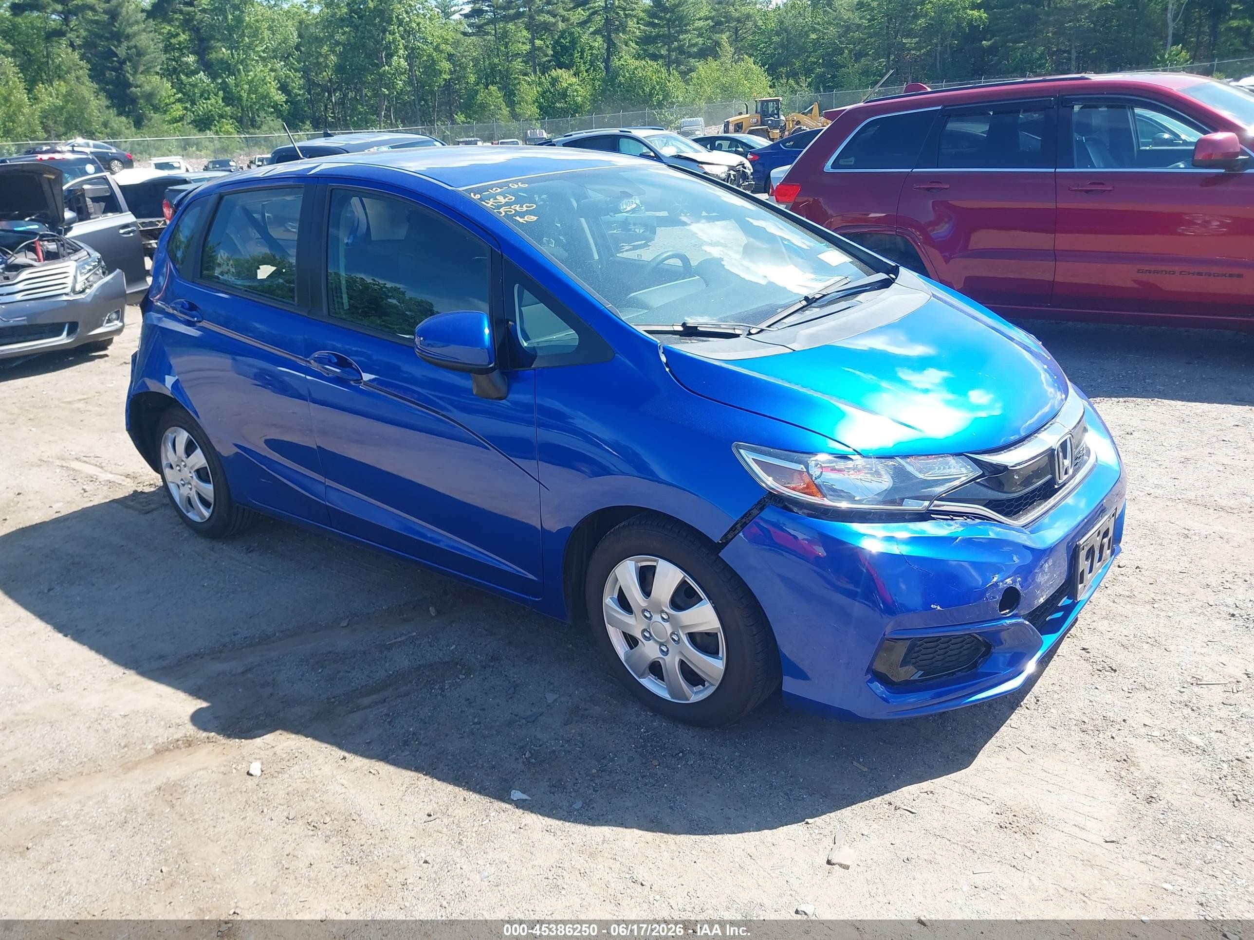 2020 Honda Fit LX, VIN 3HGGK5H43LM700580 — Зад